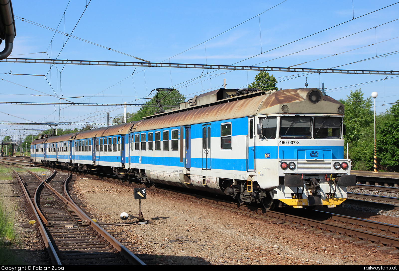 České dráhy 460 007 in Lipnik nad Becvou  Railwayfans