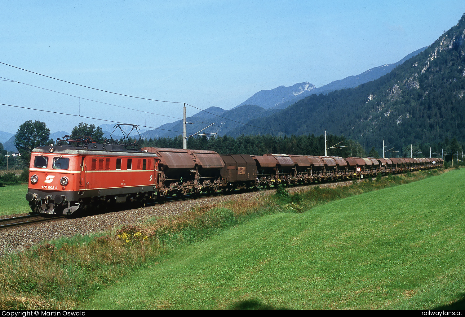 ÖBB 1010 002 in Roßleithen mit dem 53623 Pyhrnbahn | Linz Hbf - Selzthal Railwayfans