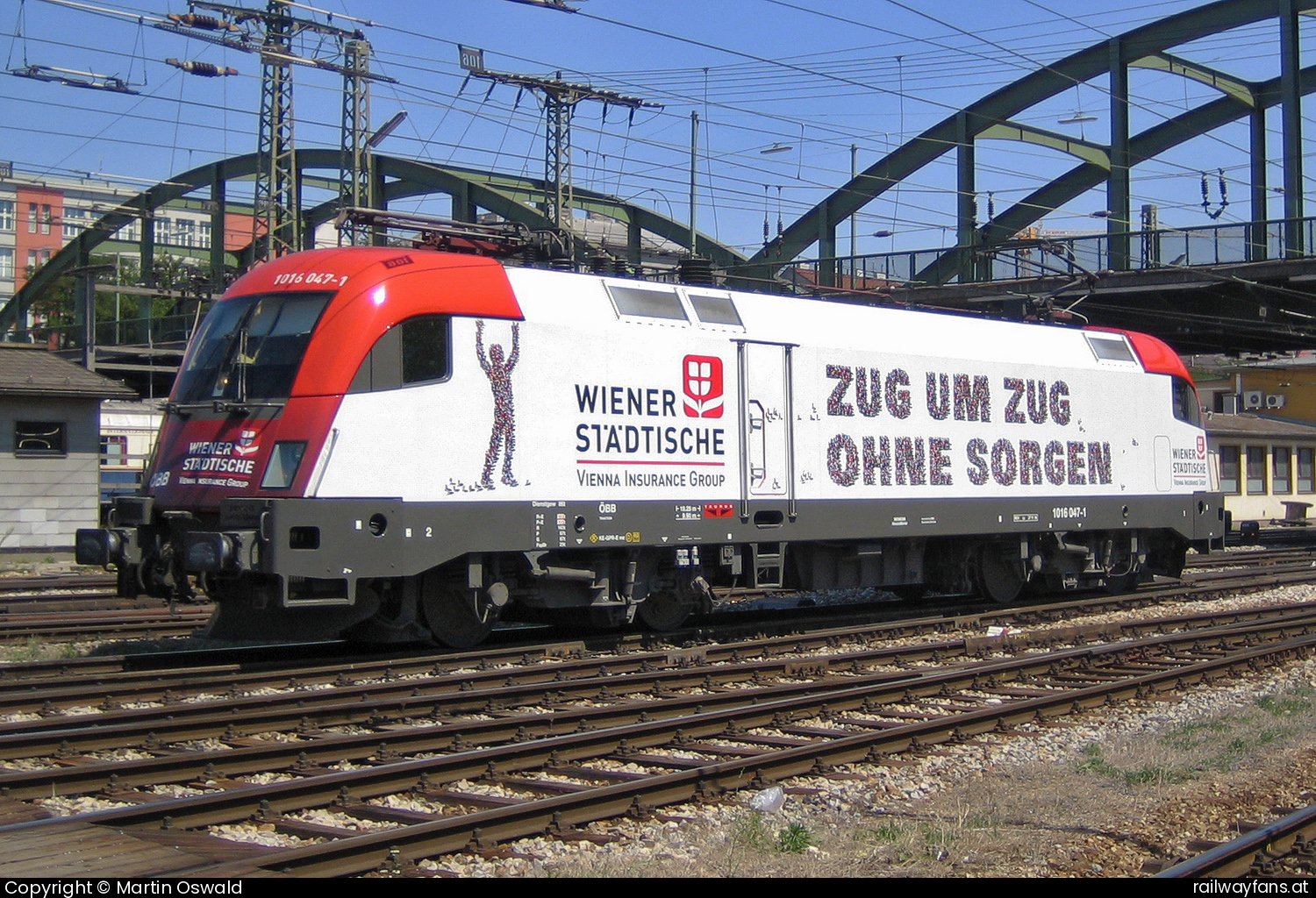 ÖBB 1016 047 in Wien Westbahnhof - Wr. Städtische   Railwayfans