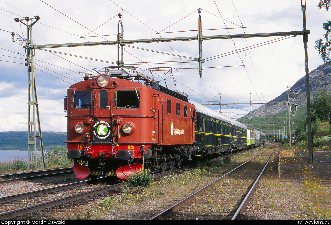 Tagkompaniet Da 15 in Kaisepakte Erzbahn (Malmbanan) Railwayfans