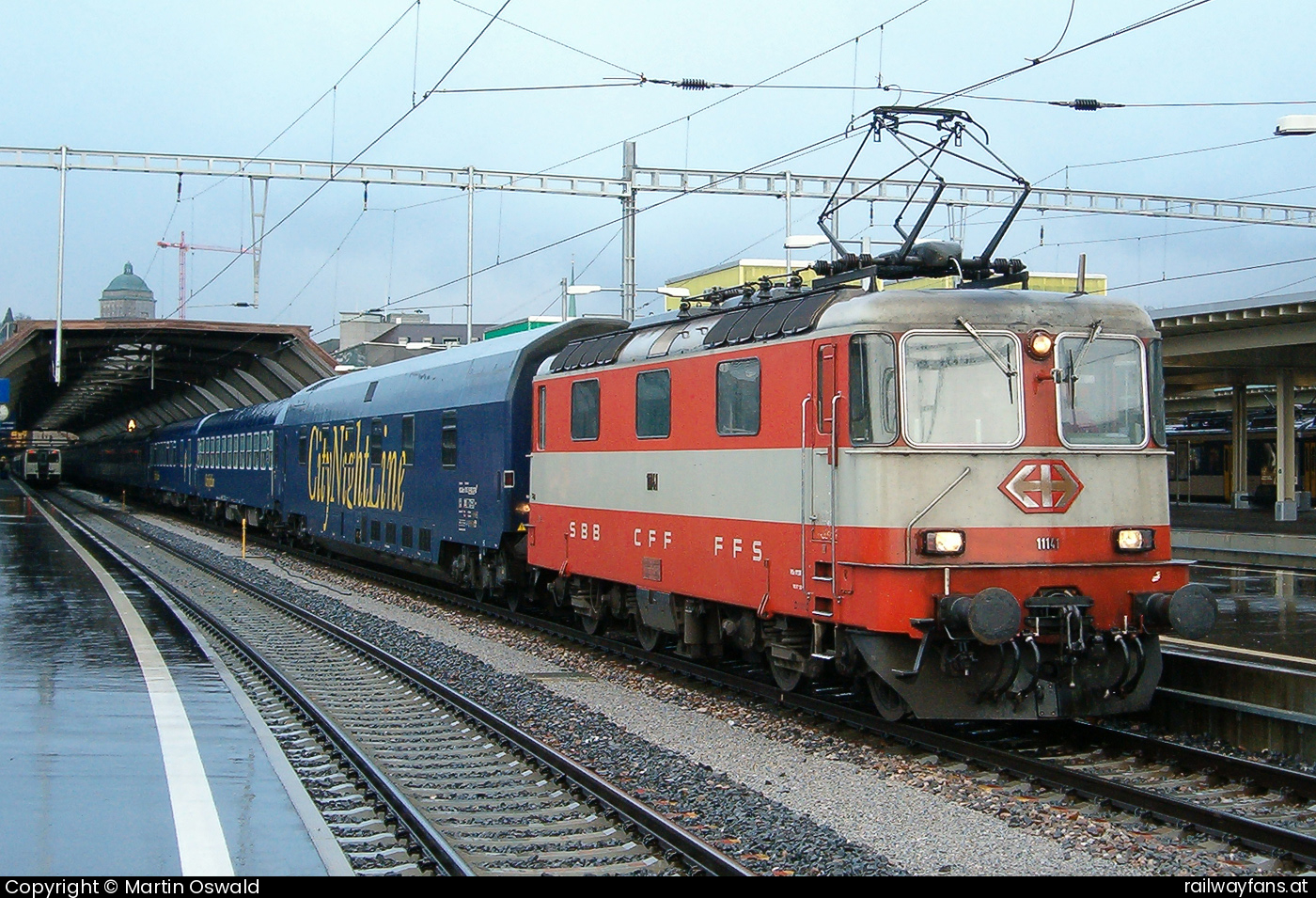 SBB Re 4/4 II 11141 in Zürich HB  Railwayfans