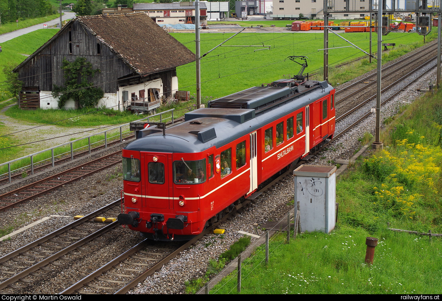 Sihltalbahn BDe 4/4 92 in Brunnen  Railwayfans