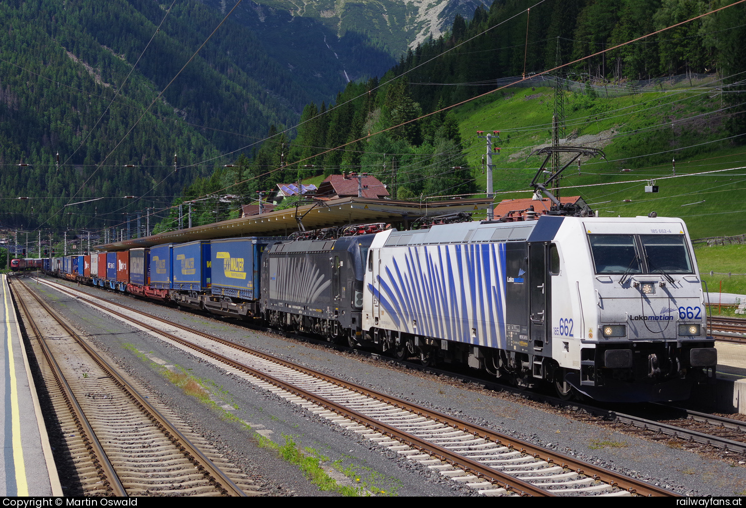 Lokomotion 185 662 in Mallnitz-Obervellach - mit 193 666  Tauernbahn | Schwarzbach St. Veit - Villach Hbf Railwayfans