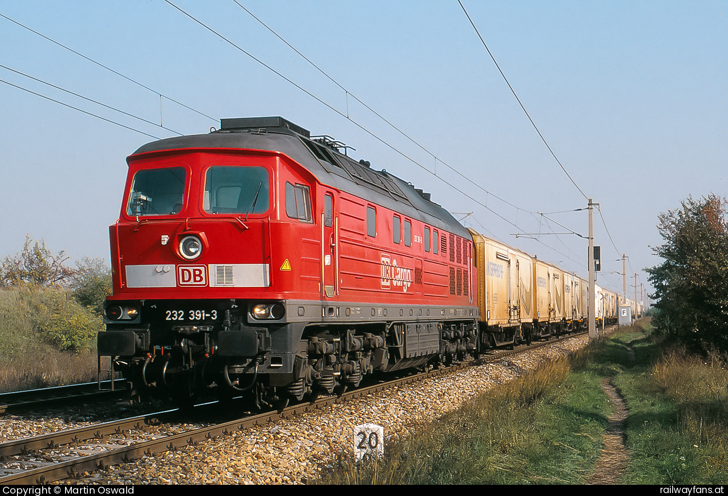 DB Cargo AG 232 391 in Helmahof Nordbahn | Wien Praterstern - Breclav Railwayfans
