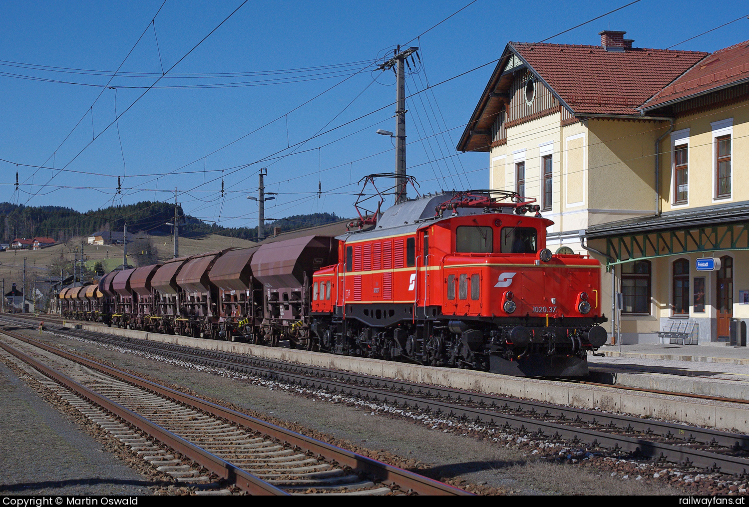 ÖGEG 1020 37 in Freistadt Summerauerbahn | Linz Hbf - Summerau Railwayfans
