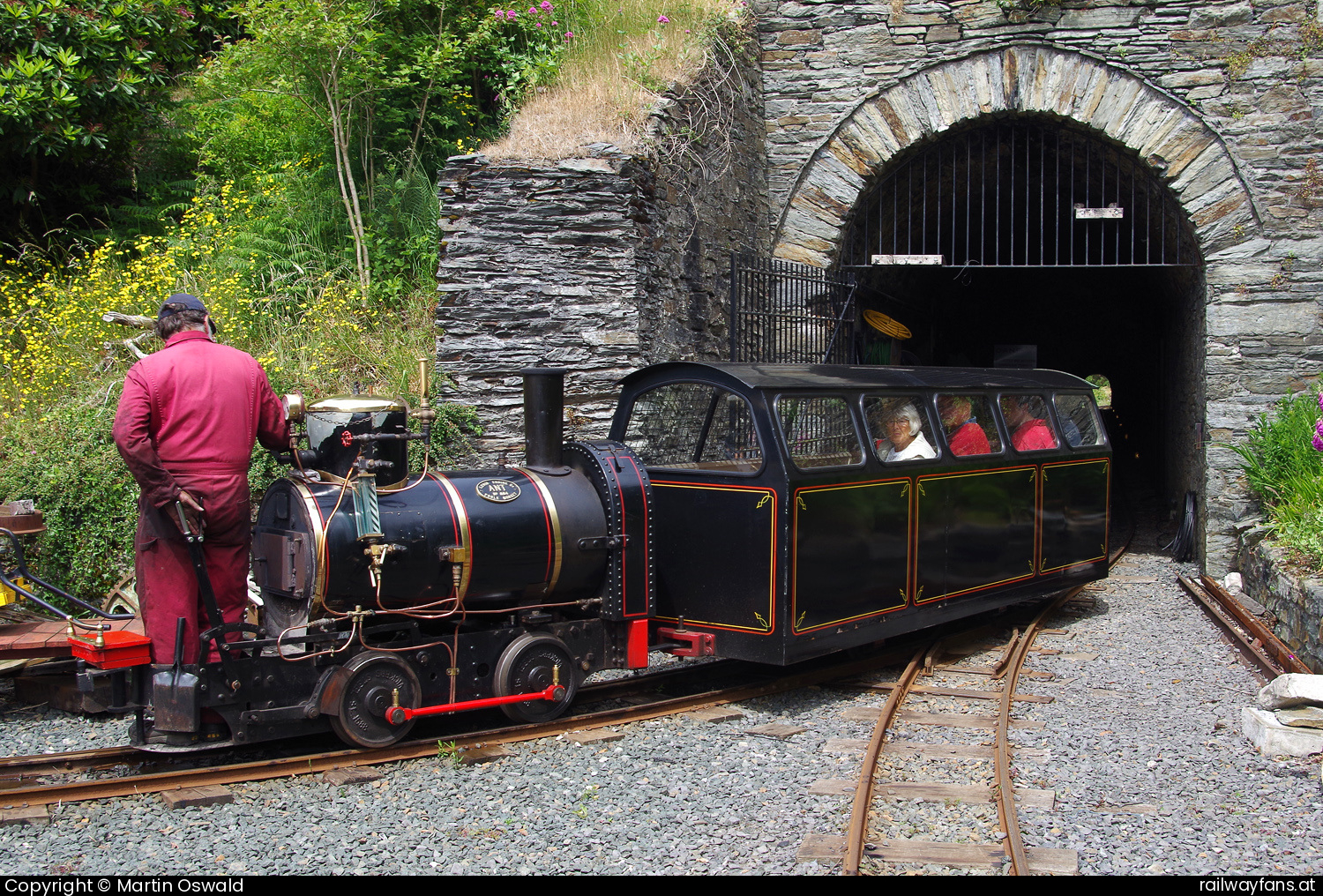 Great Laxey Mine Railway ANT in Laxey (Valley Gardens)  Railwayfans