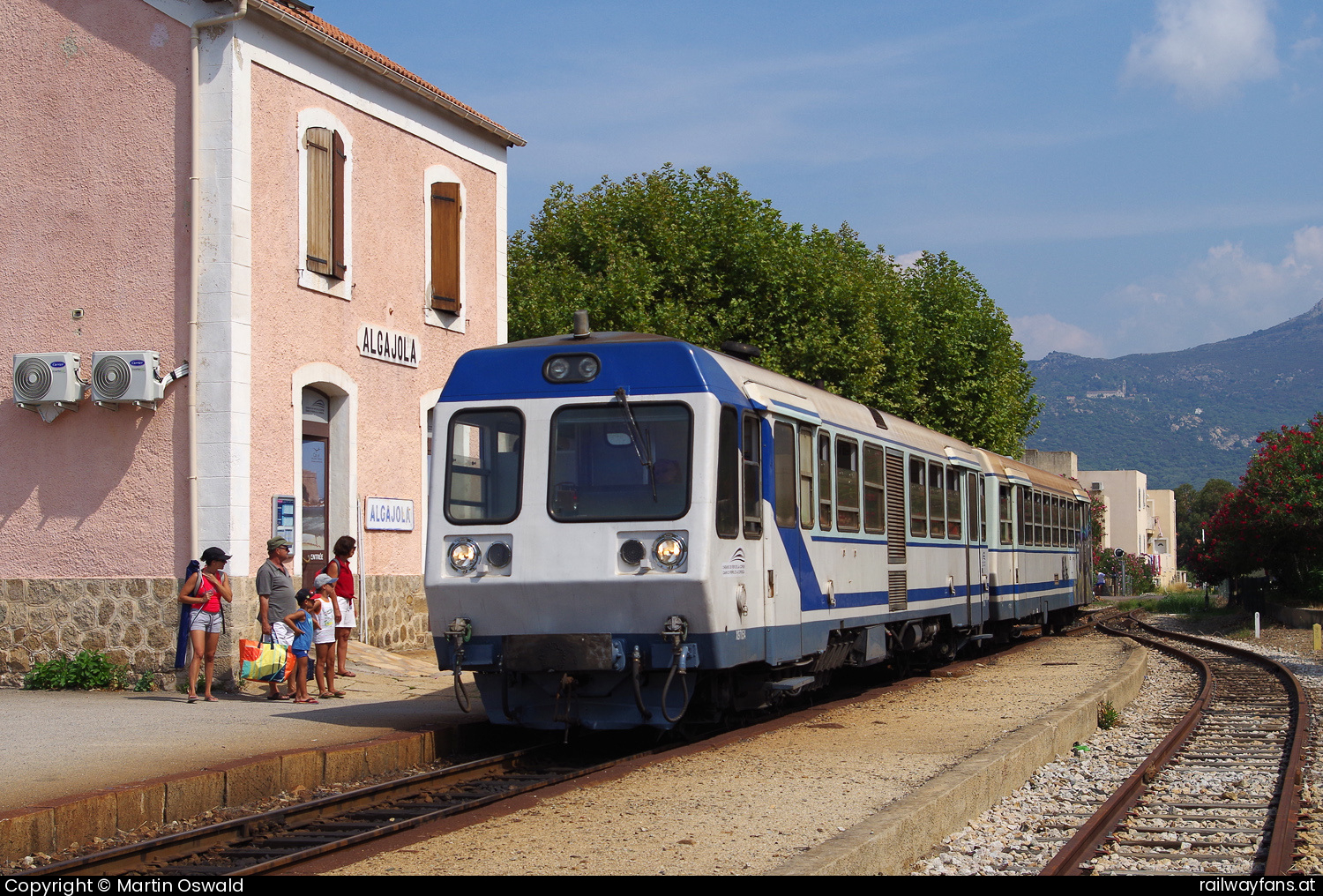 Chemins de fer de la Corse (CFC) X97 054 in Großhaarbach  Railwayfans