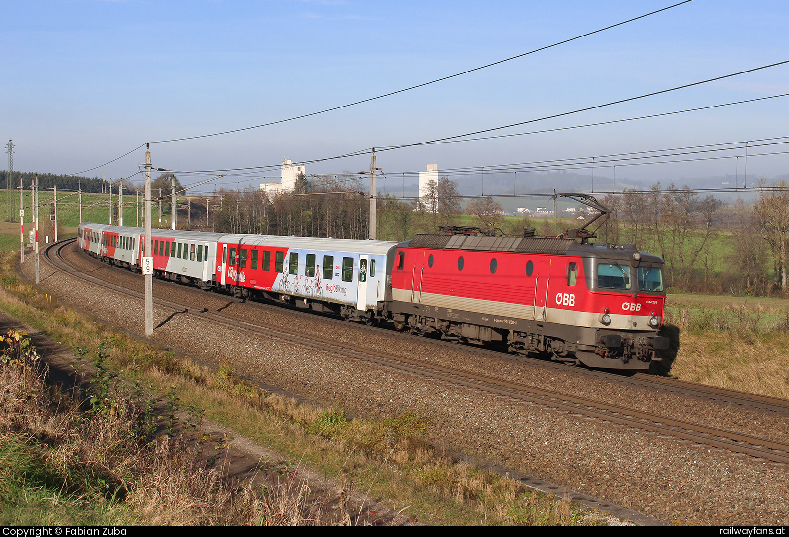 ÖBB 1144 268 in Haiding  Railwayfans