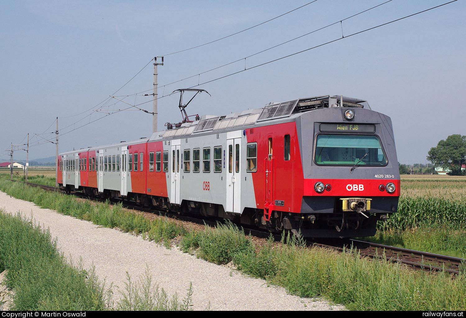 ÖBB 4020 283 in Judenau  Railwayfans