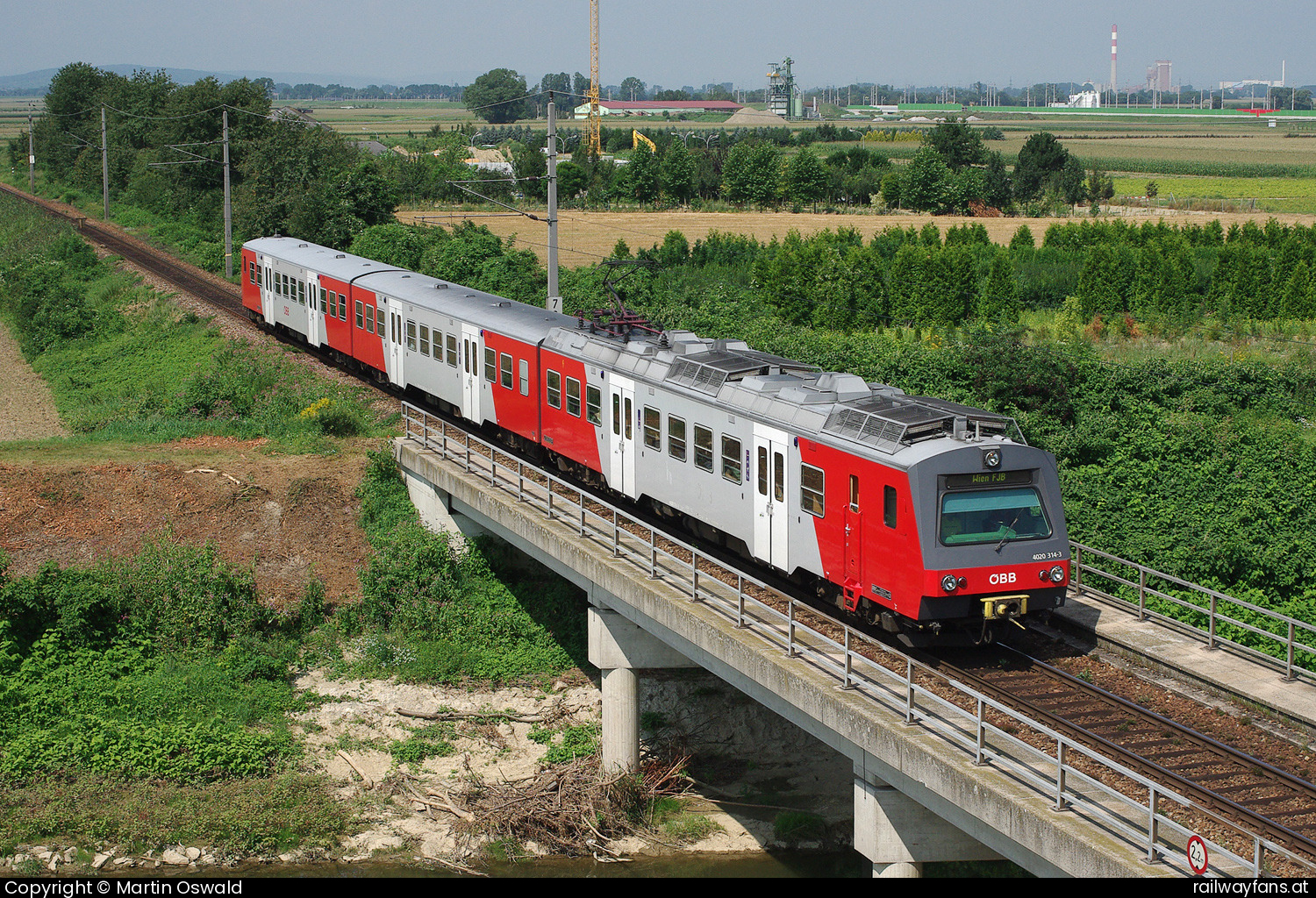ÖBB 4020 314 in Judenau  Railwayfans