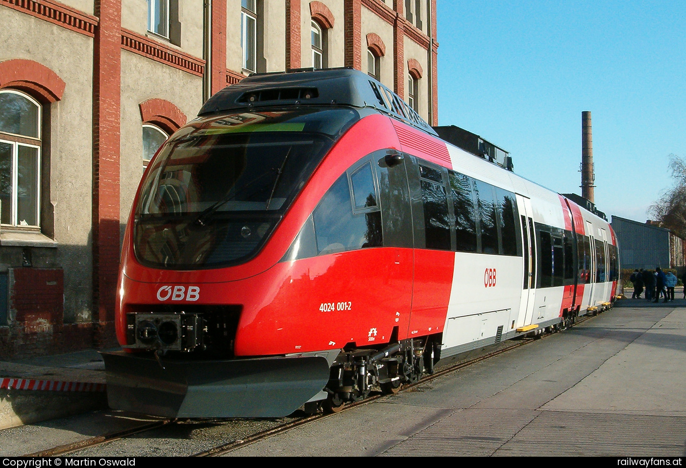 ÖBB 4024 001 in Großhaarbach - Tag der Offenen Tür   Railwayfans