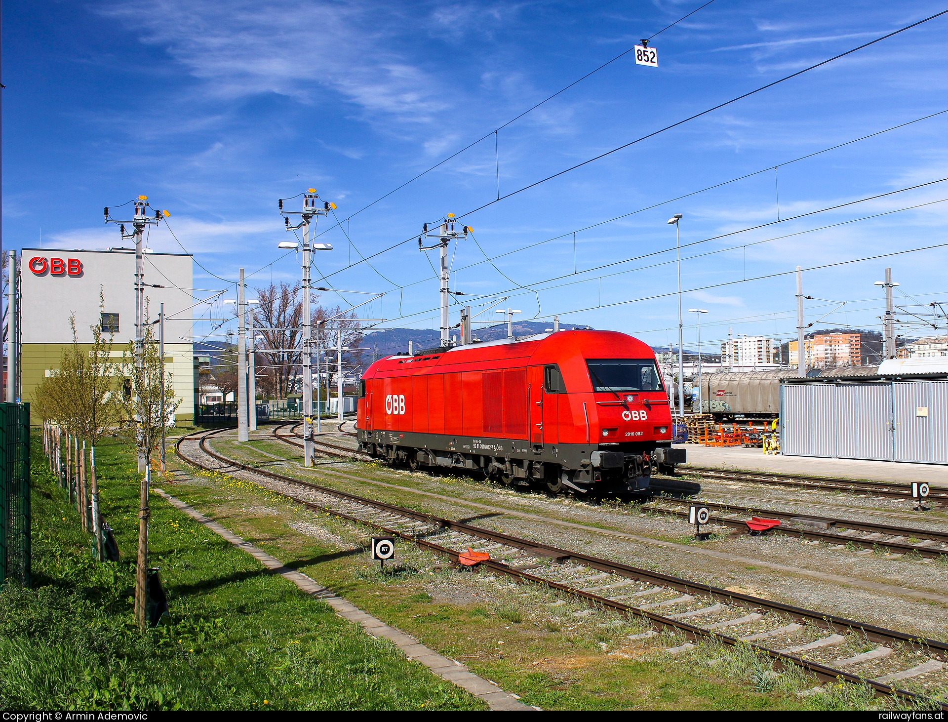 ÖBB 2016 082 in Graz ÖBB-Produktion  Railwayfans