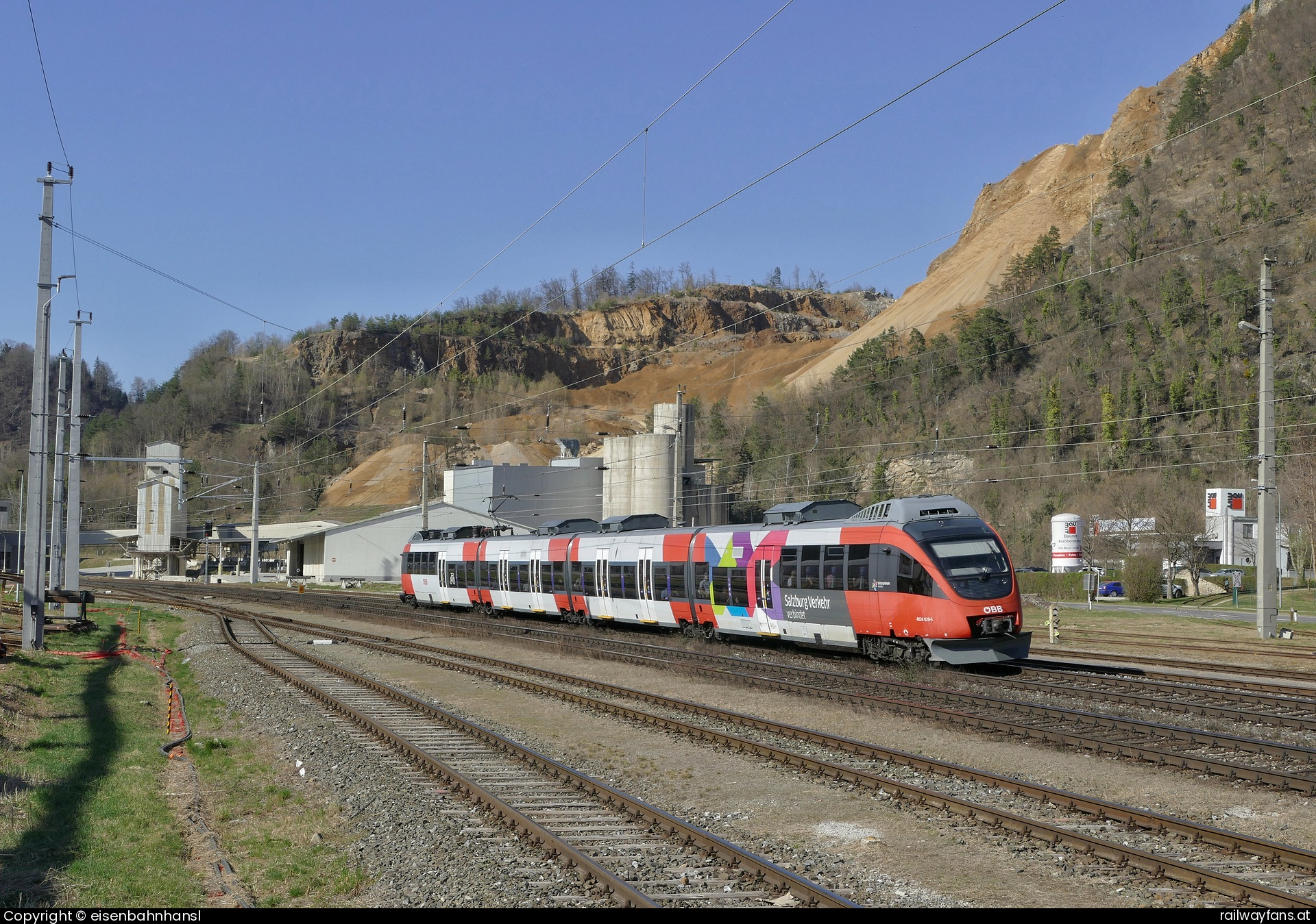 ÖBB 4024 028 in Peggau-Deutschfeistritz mit dem EC 217 Südbahn | Wien Hbf -  Spielfeld Straß Railwayfans