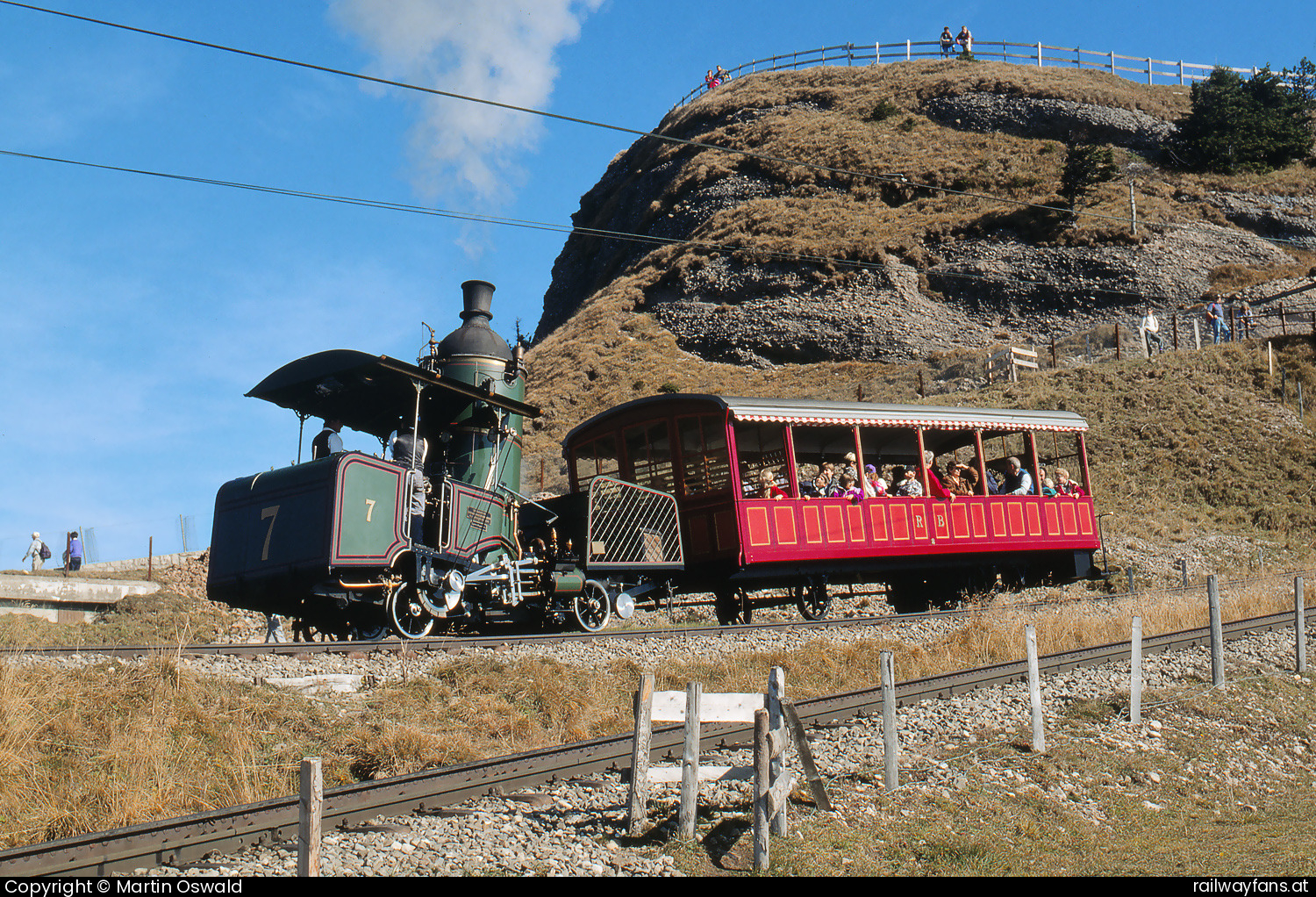 Vitznau-Rigi-Bahn 7 in Rigi Staffel - 125 Jahre Vitznau-Rigi-Bahn   Railwayfans