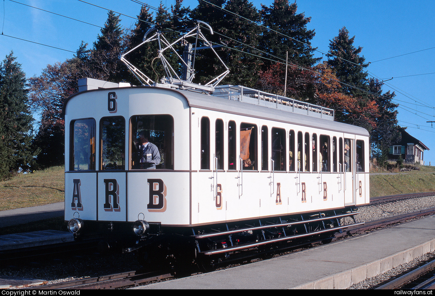 Arth-Rigi-Bahn BCFhe 2/3 Nr. 6 in Rigi Staffel  Railwayfans