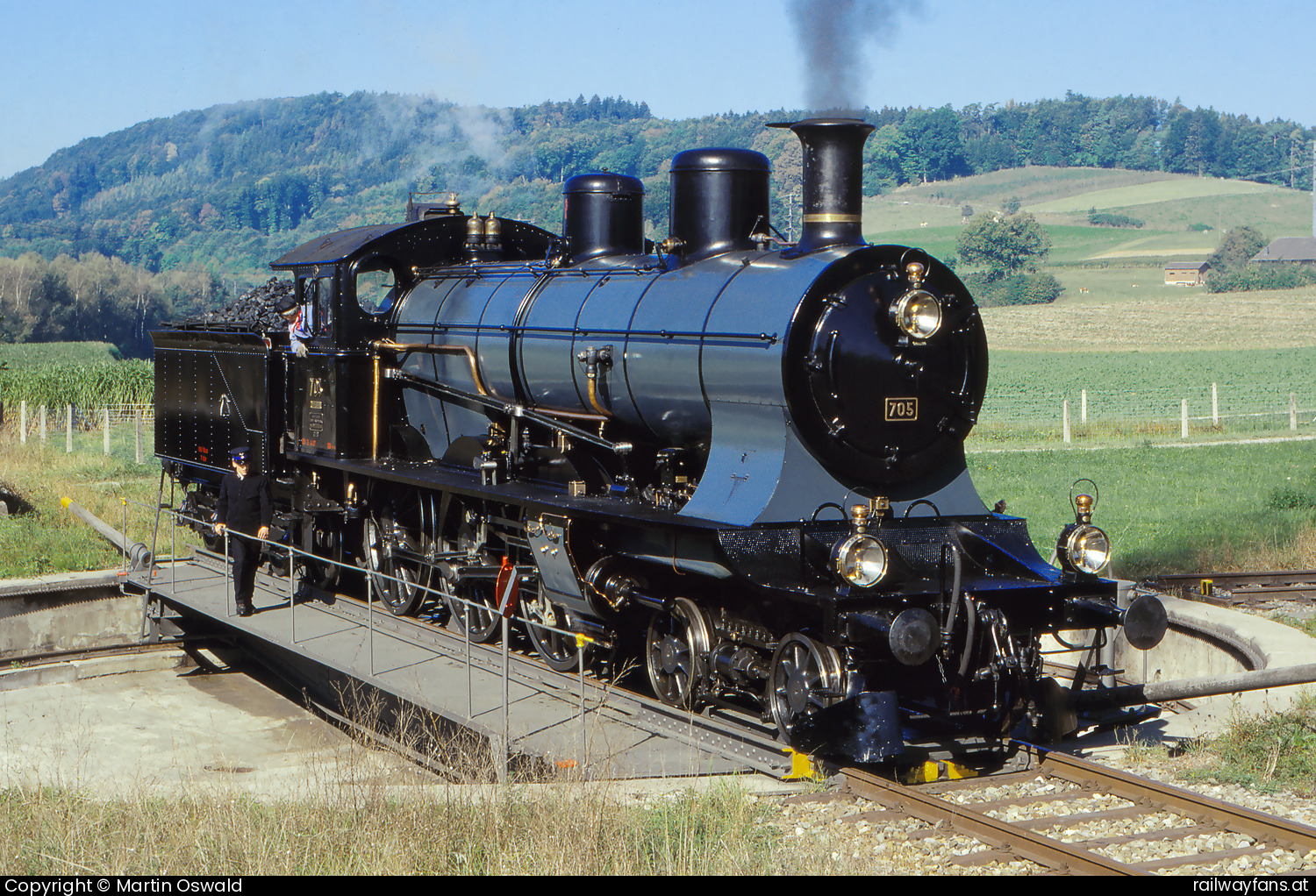 SBB Historic A 3/5 705 in Etzwilen  Railwayfans