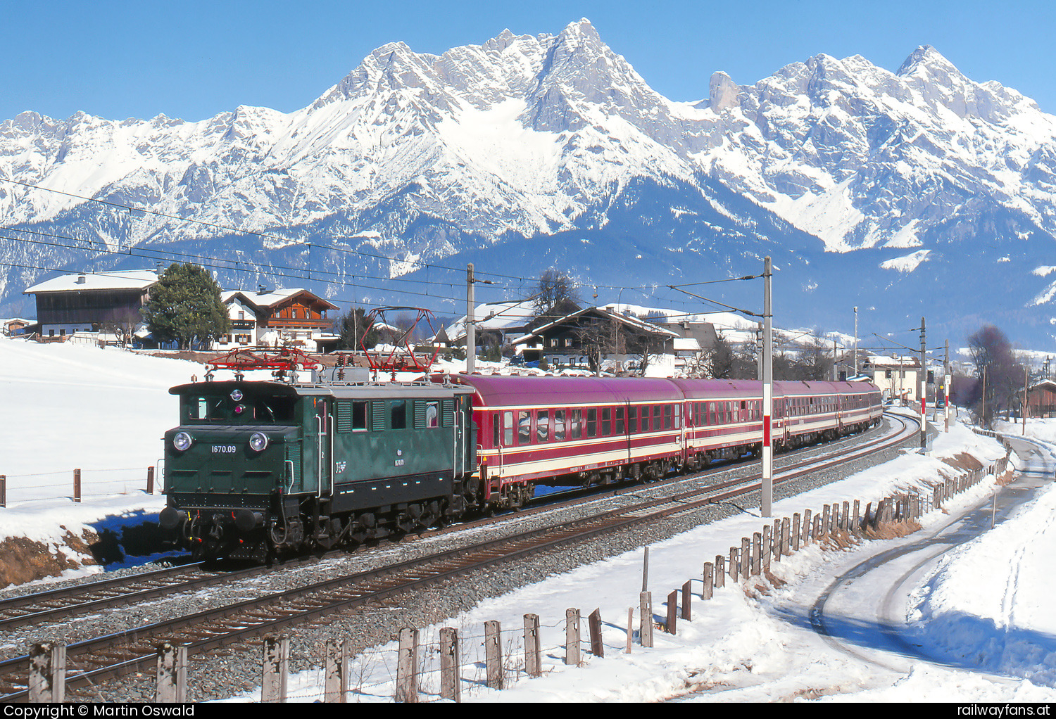 ÖBB GE Erlebnisbahn 1670 09 in Gerling im Pinzgau  Railwayfans
