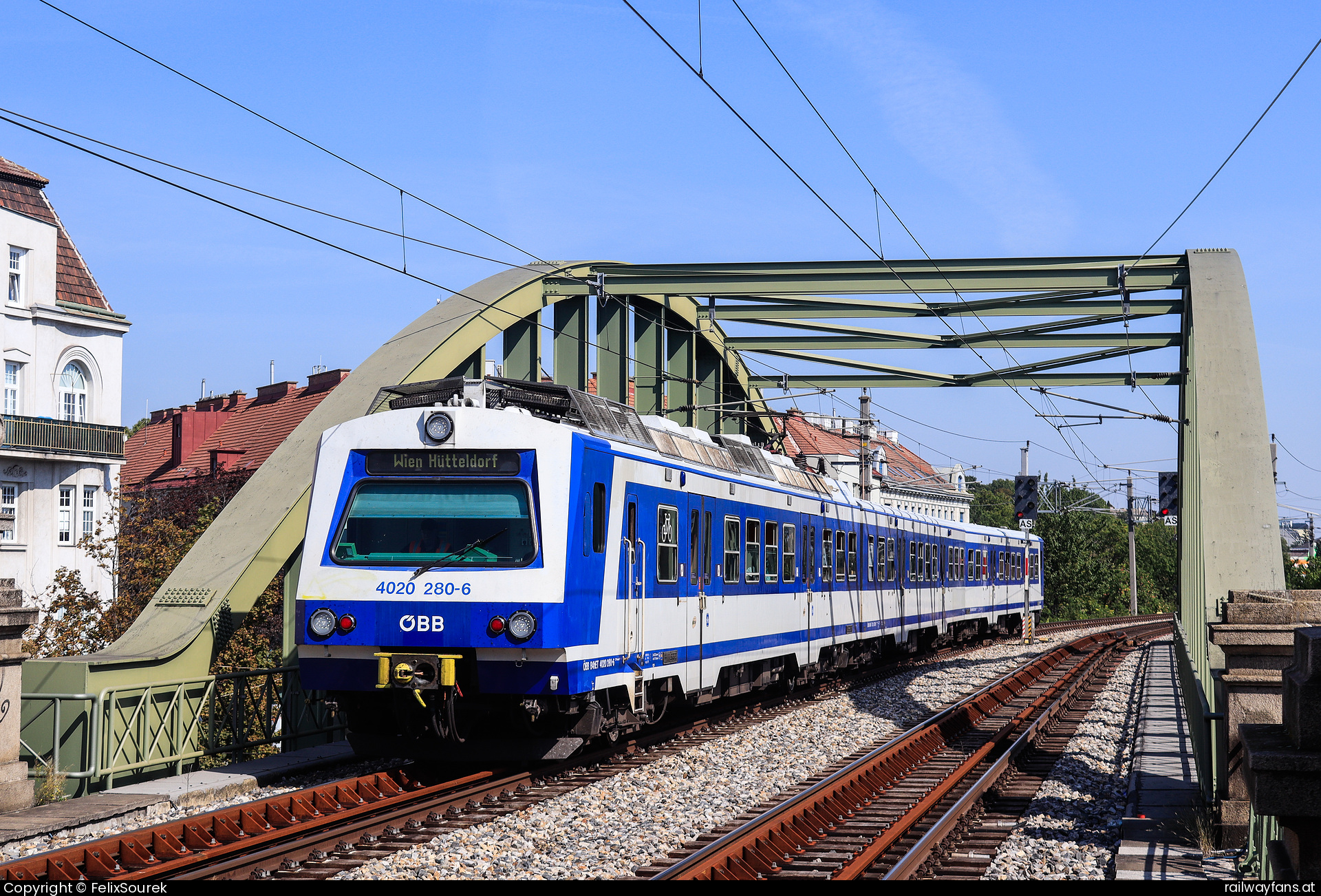 ÖBB 4020 280 in Wien Hernals Vorortelinie Railwayfans