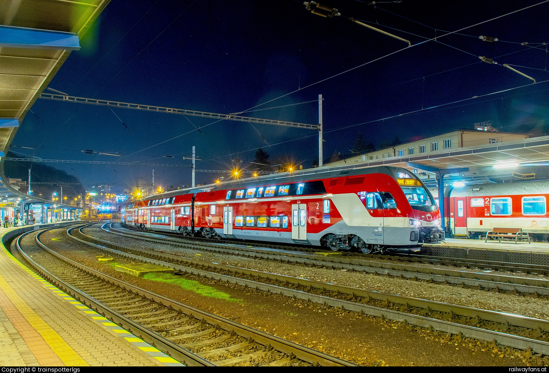 ZSSK 561 004 in Großhaarbach - ZSSK 561 004 spotted on first day in Bratislava hl.st.   Railwayfans