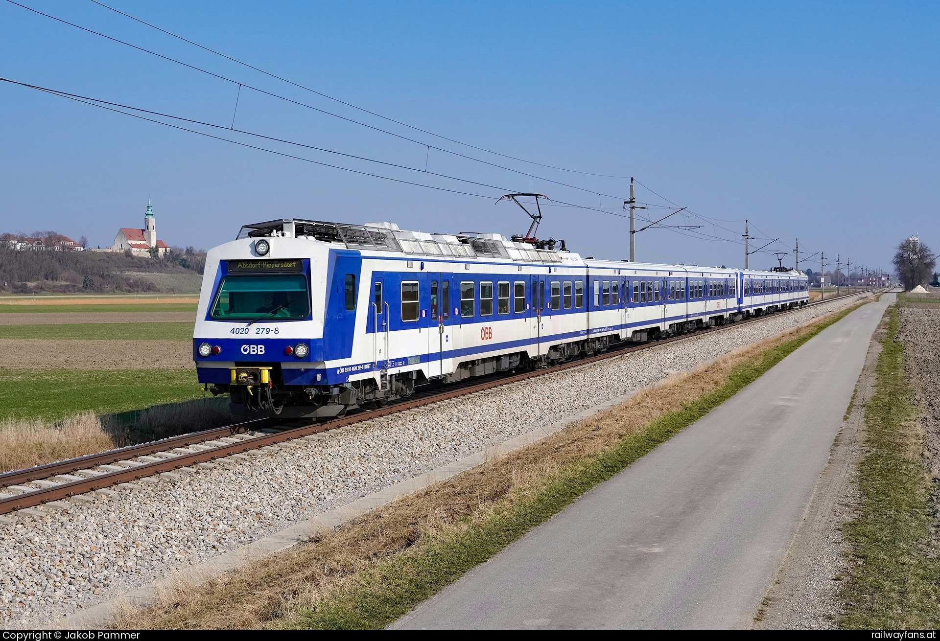 ÖBB 4020 279 in Gaisruck mit dem S4 (21514) Absdorf - Stockerau Railwayfans