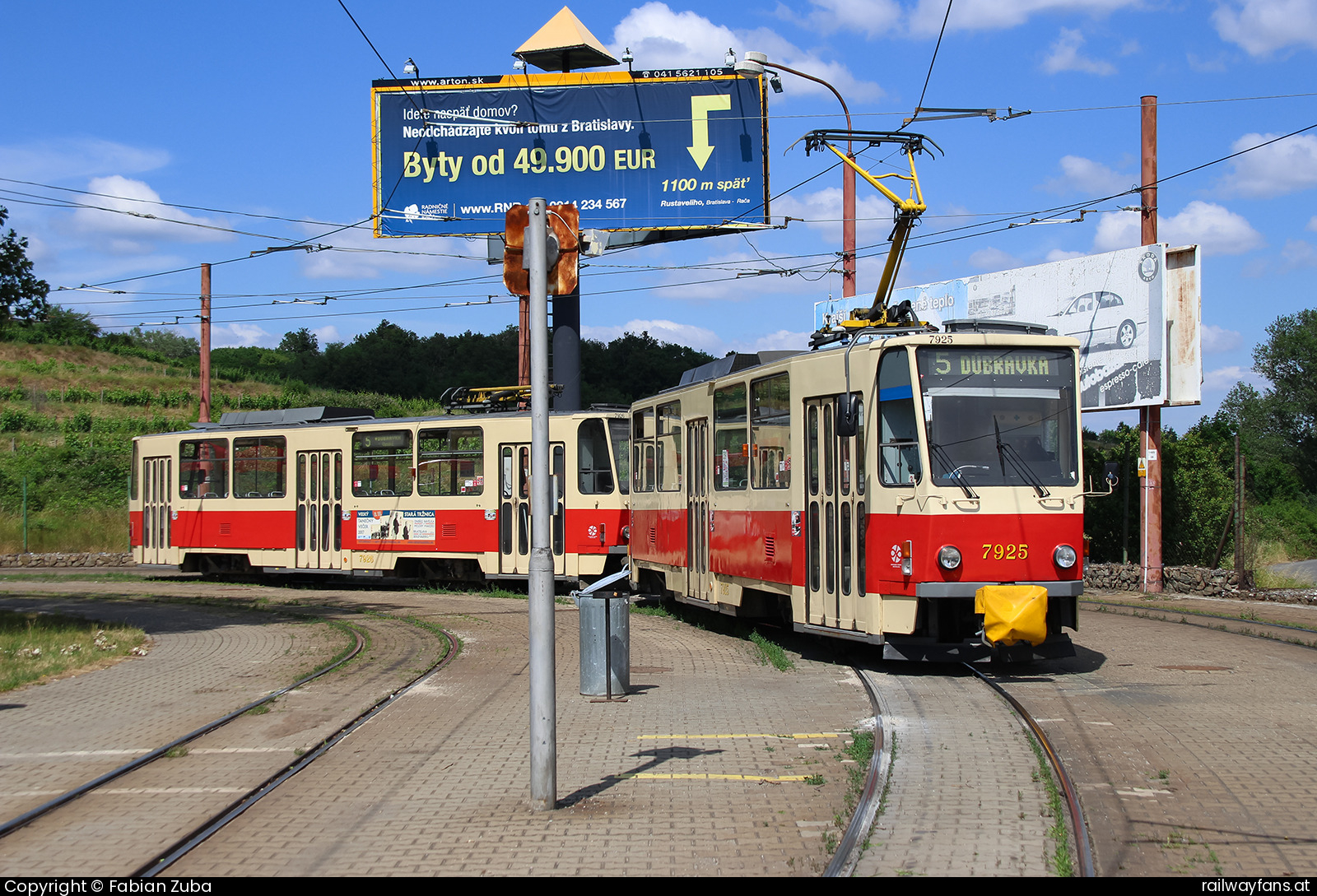 Dopravný podnik Bratislava 7925 in Großhaarbach  Railwayfans