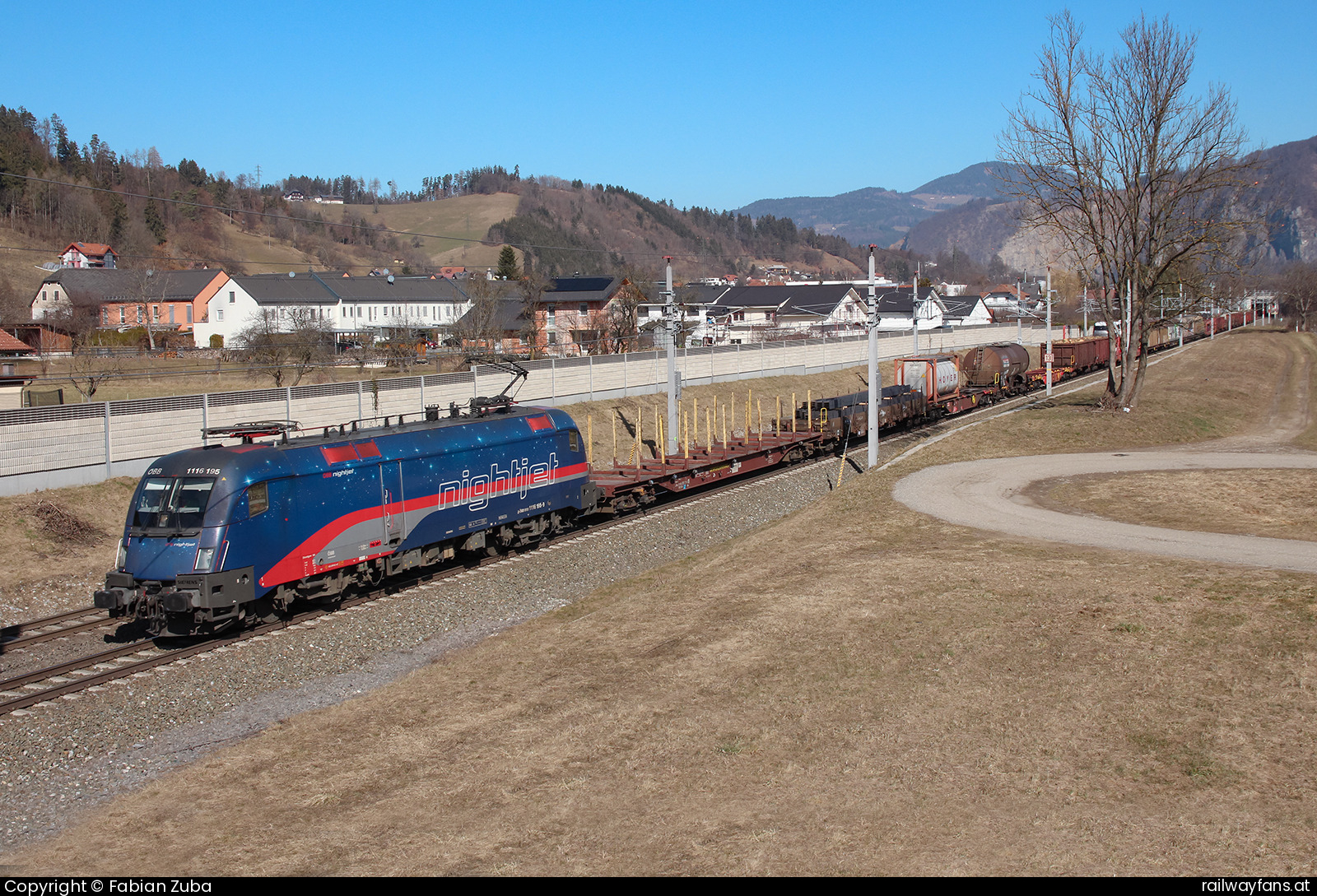 ÖBB 1116 195 in Kleinstübing  Railwayfans