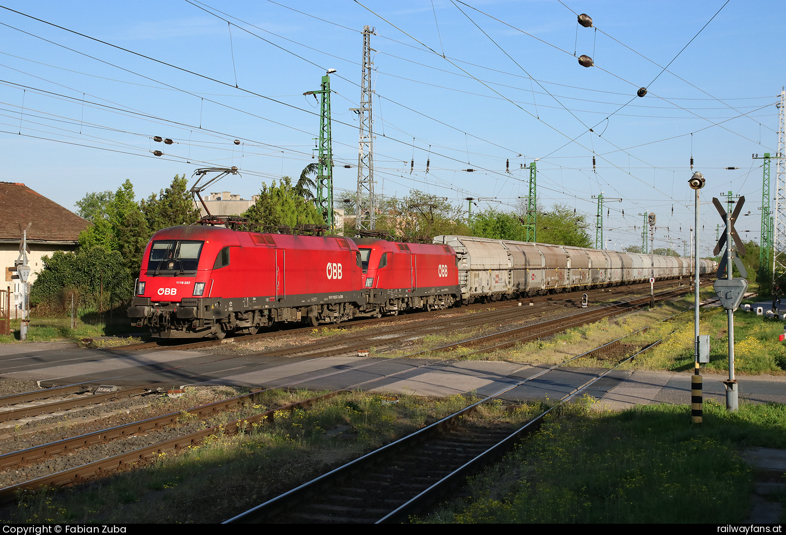 ÖBB 1116 257 in Hegyeshalom  Railwayfans