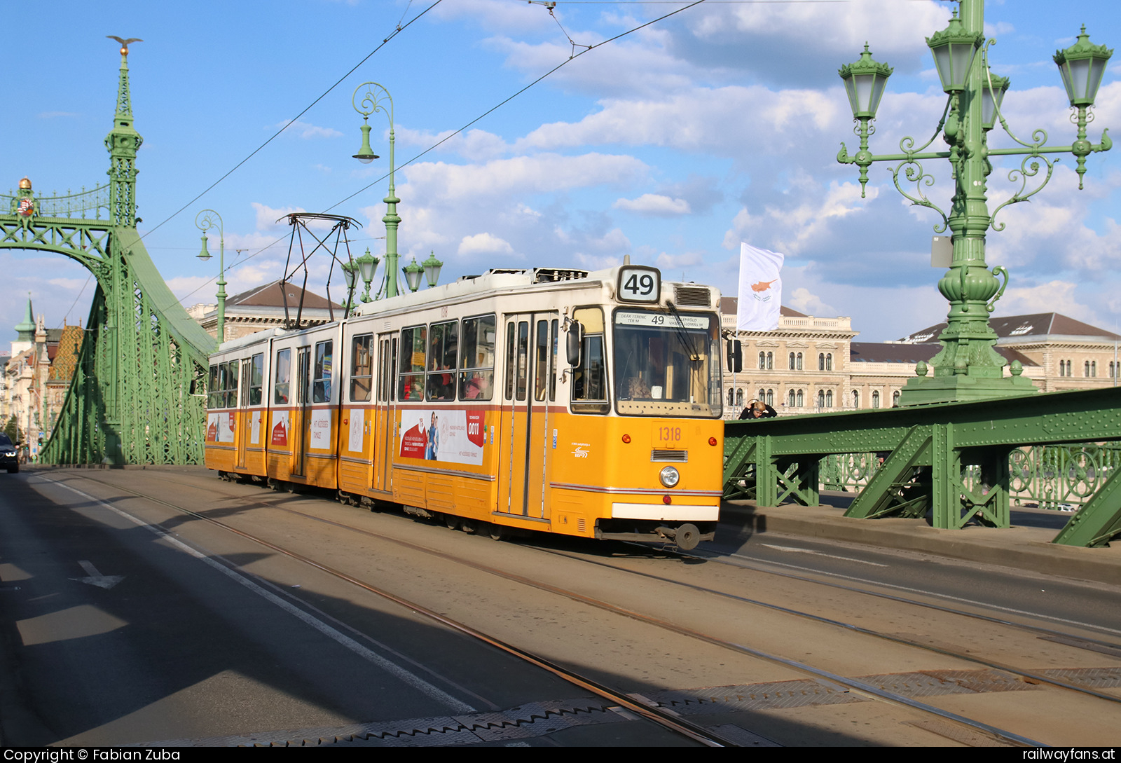 Budapesti Közlekedési Központ 1318 in Budapest Szent Gellért tér  Railwayfans