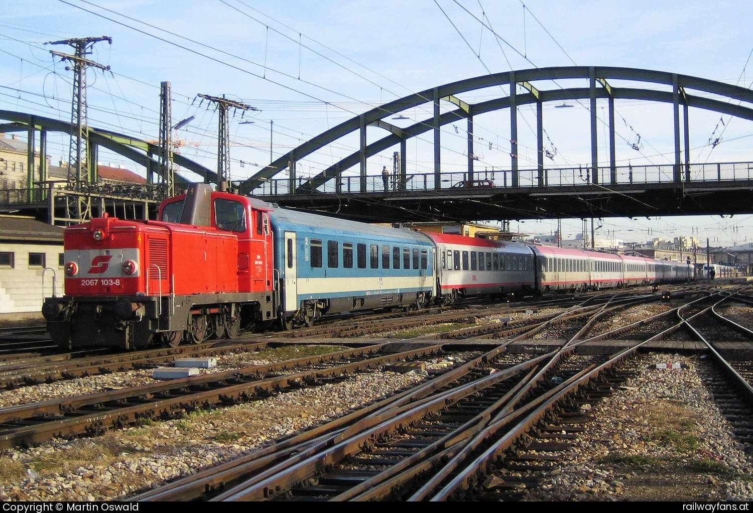 ÖBB 2067 103 in Wien Westbahnhof  Railwayfans