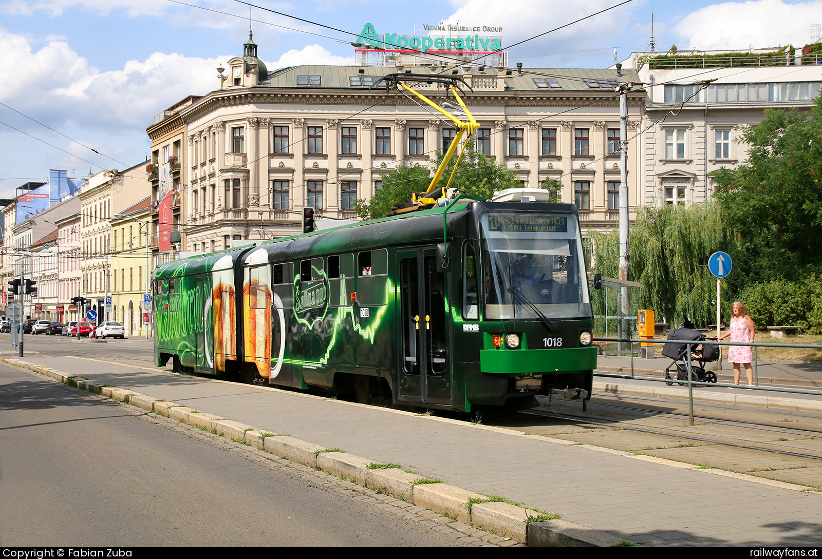 DPMB 1018 in Brno Česká  Railwayfans