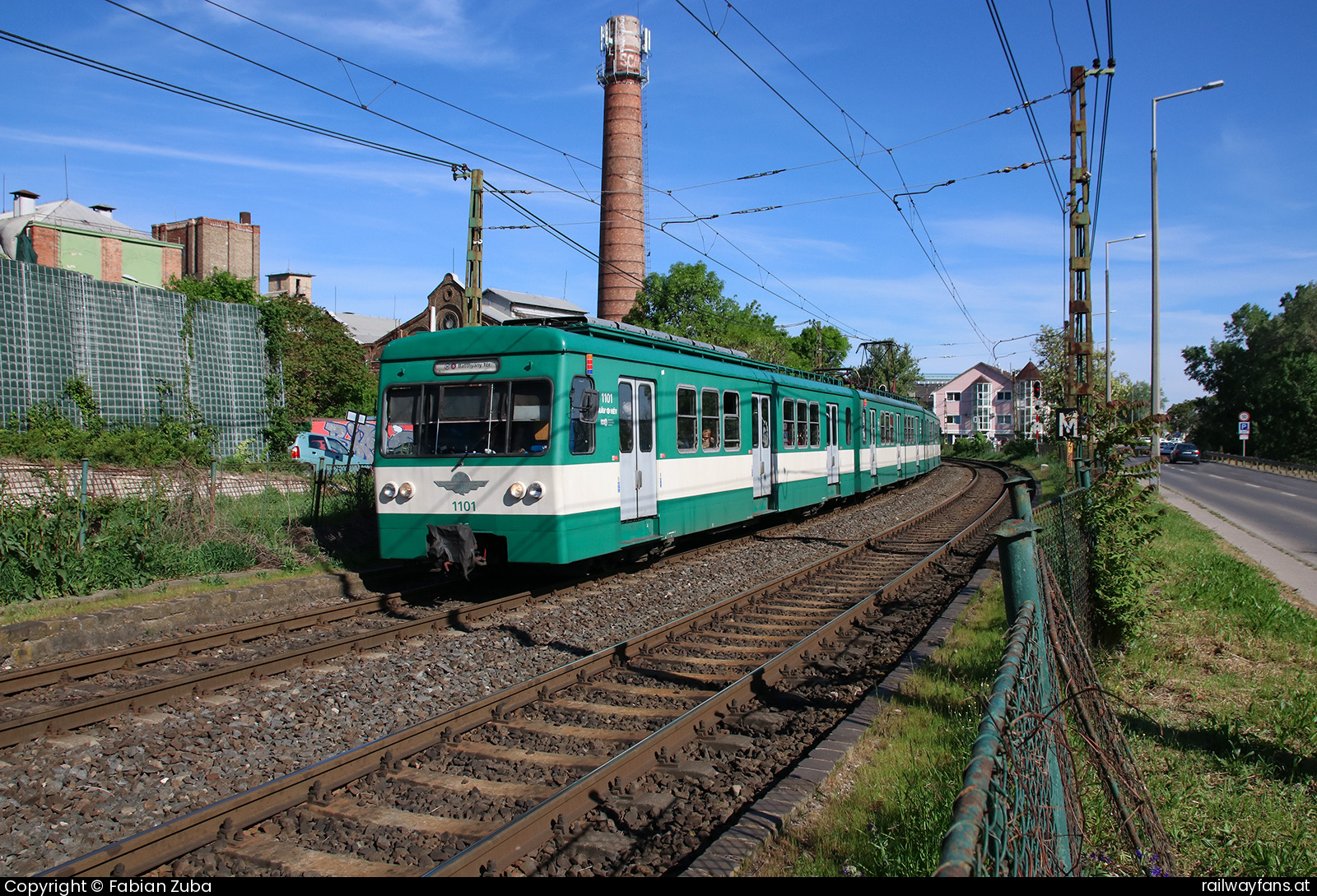 Budapesti Helyiérdekű Vasút 1101 in Filatorigat  Railwayfans