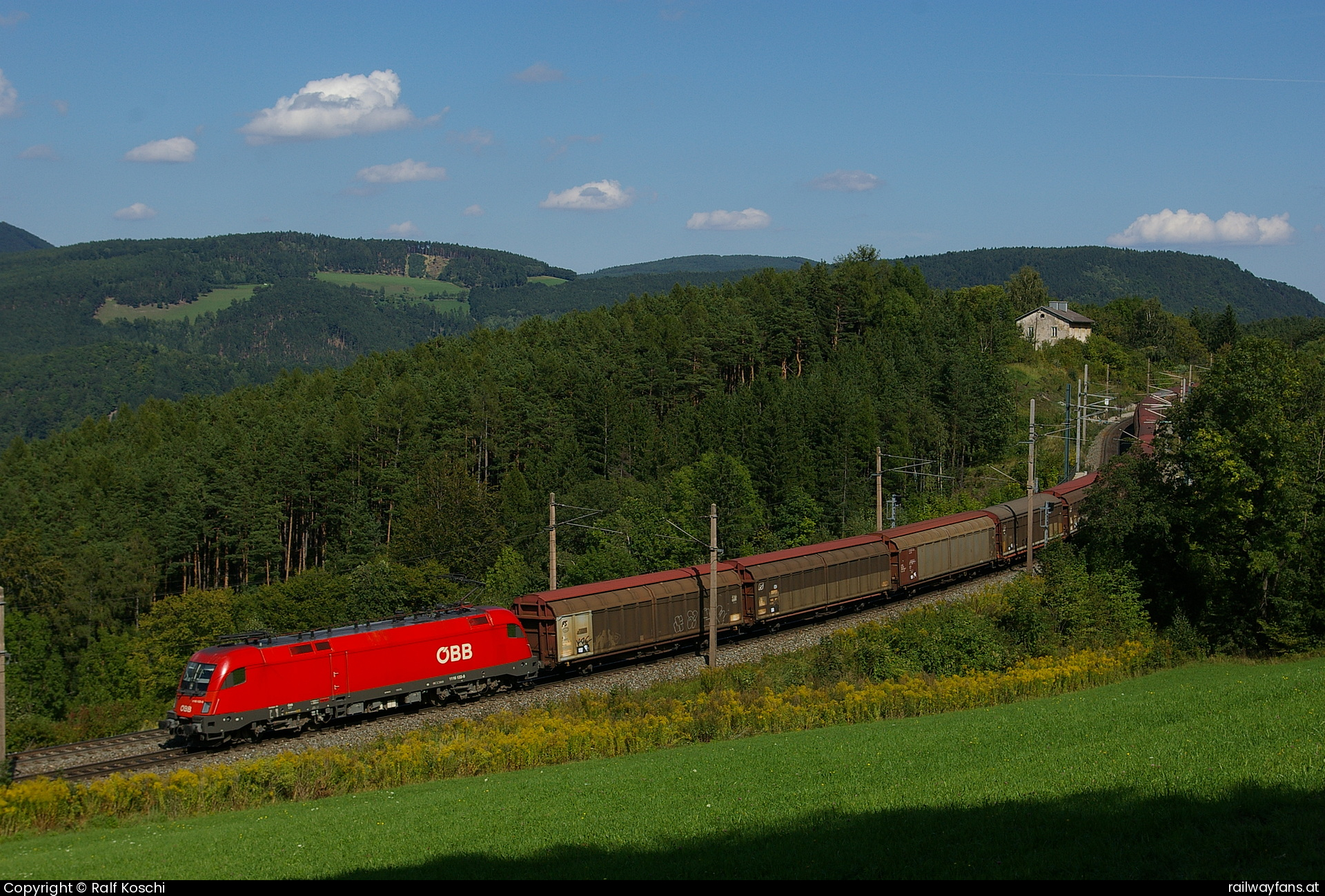 ÖBB 1116 113 in Prackenbach Südbahn - Semmering Railwayfans