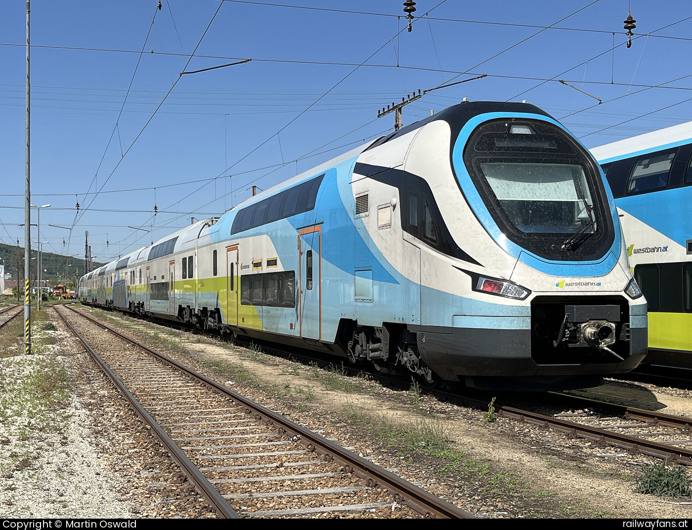 Westbahn 4100 004 in Großhaarbach - Gebaut durch den chinesischen Hersteller CRRC.   Railwayfans