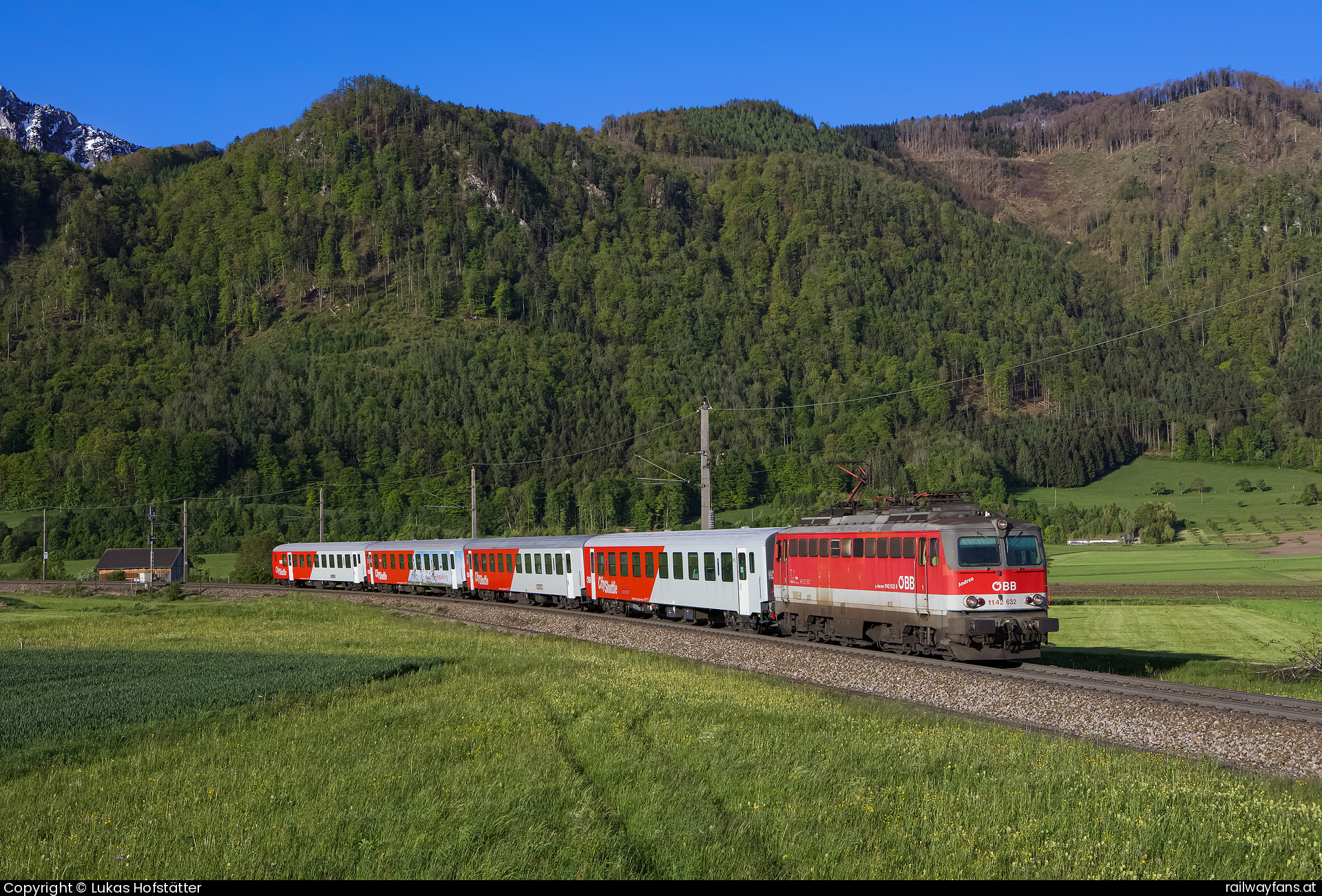 ÖBB 1142 632 in Prackenbach mit dem SB 3936 Pyhrnbahn | Linz Hbf - Selzthal Railwayfans