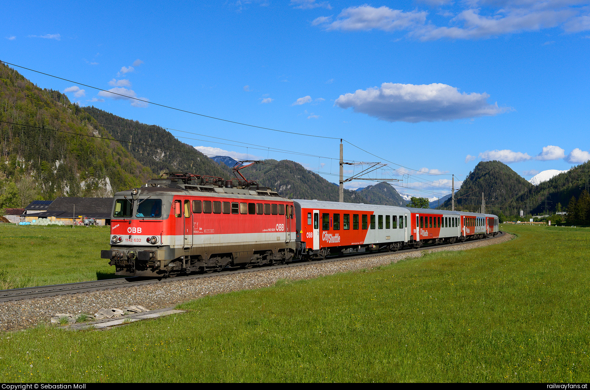 ÖBB 1142 632 in St. Pankraz mit dem REX 3914 Pyhrnbahn | Linz Hbf - Selzthal Railwayfans