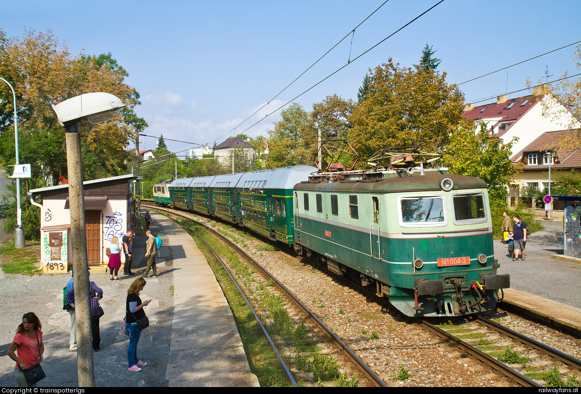 České dráhy 141 004 in Drážní promenáda  Railwayfans