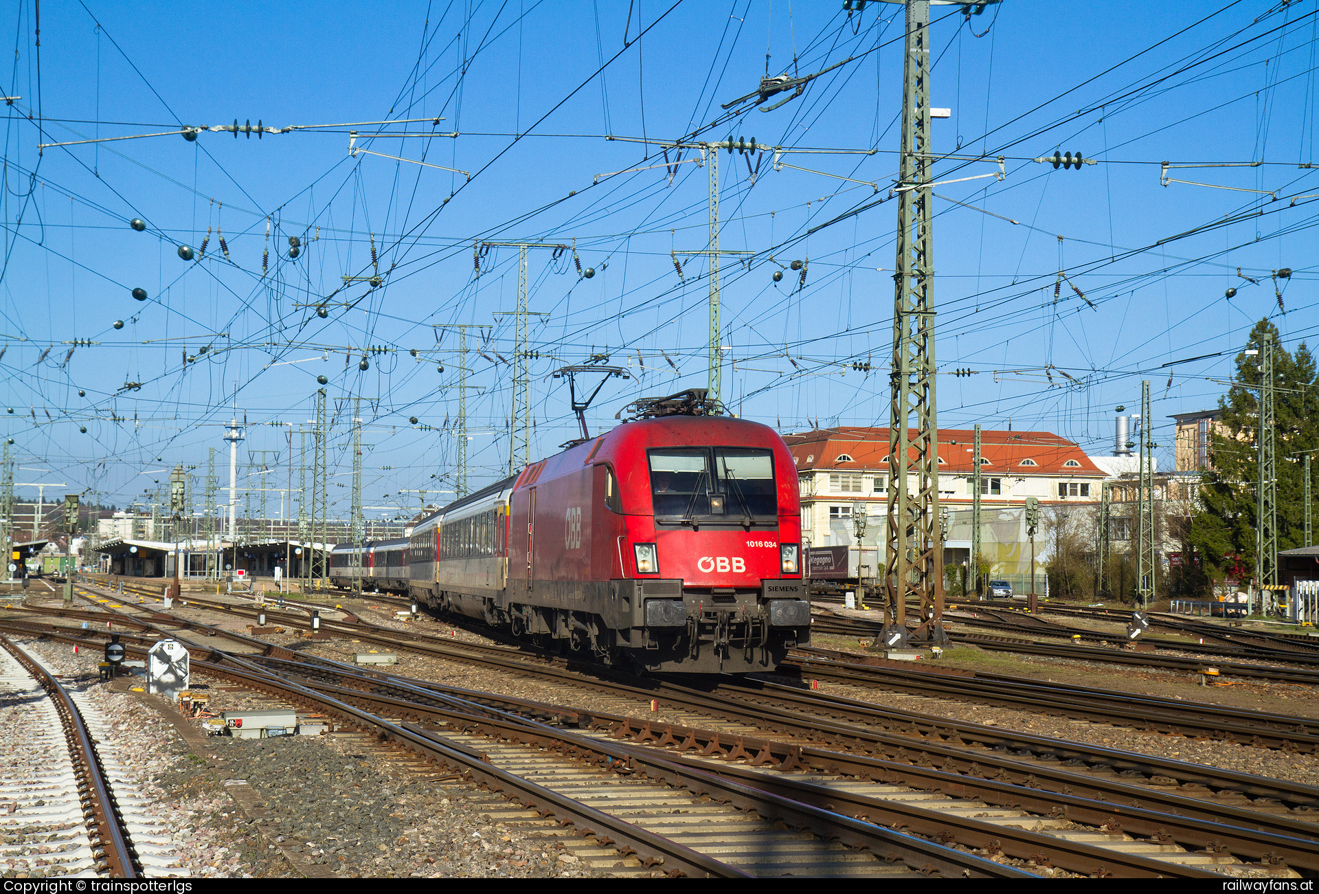 ÖBB 1016 034 in Prackenbach - ÖBB 1016 034 spotted in Singen (Hohentwiel)   Railwayfans