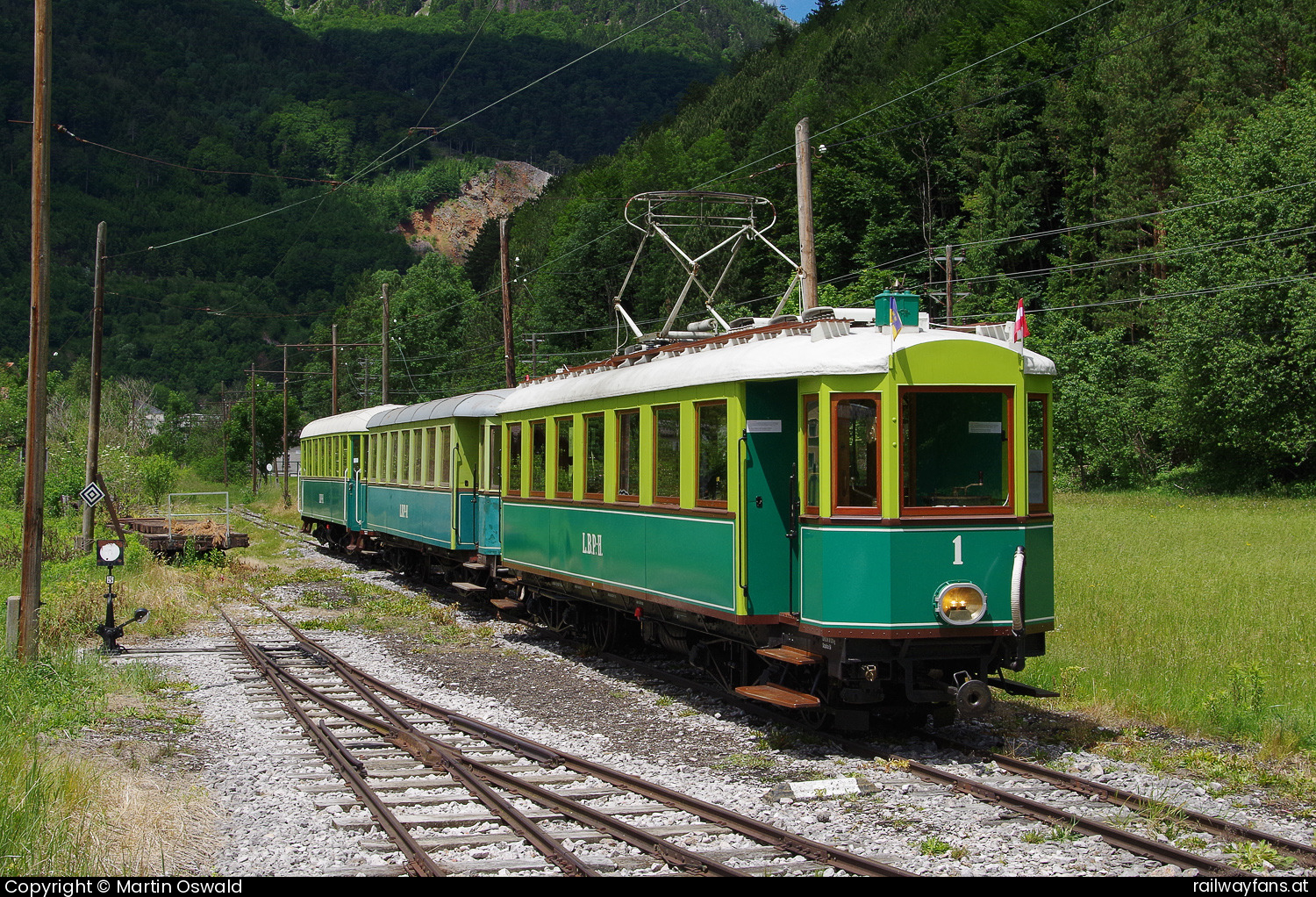 ÖGLB TW 1 in Hirschwang an der Rax  Railwayfans