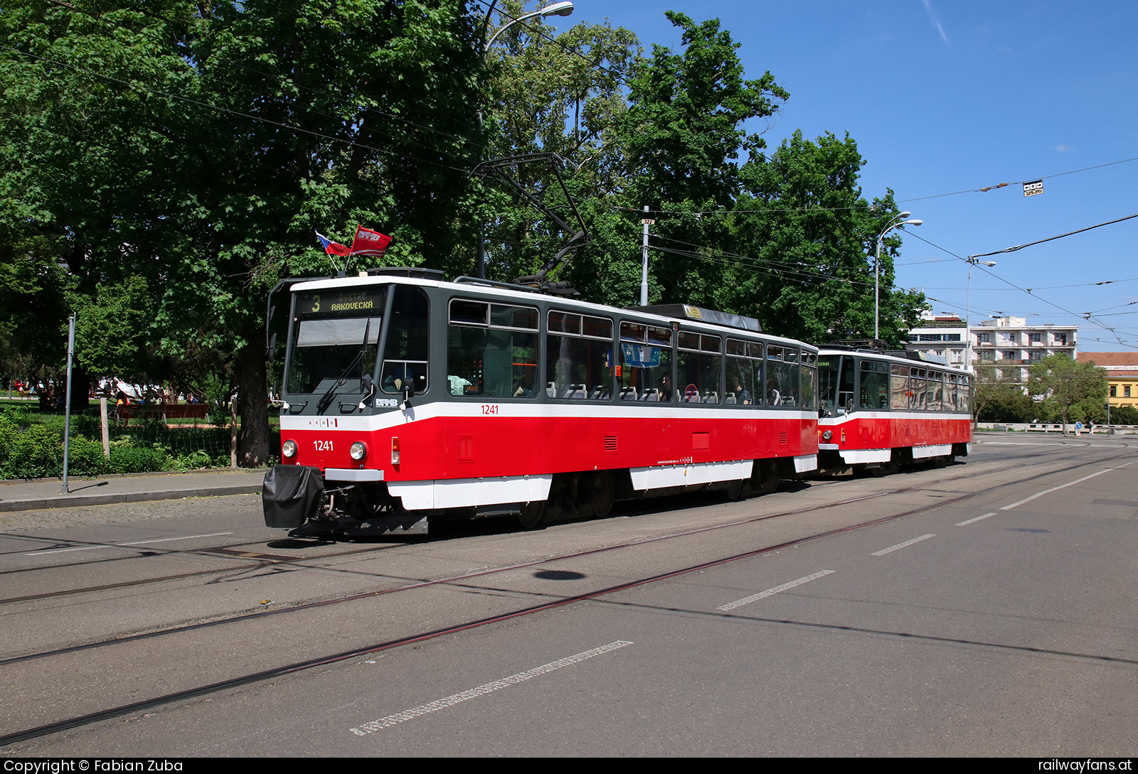 DPMB 1241 in Brno Moravské náměstí  Railwayfans