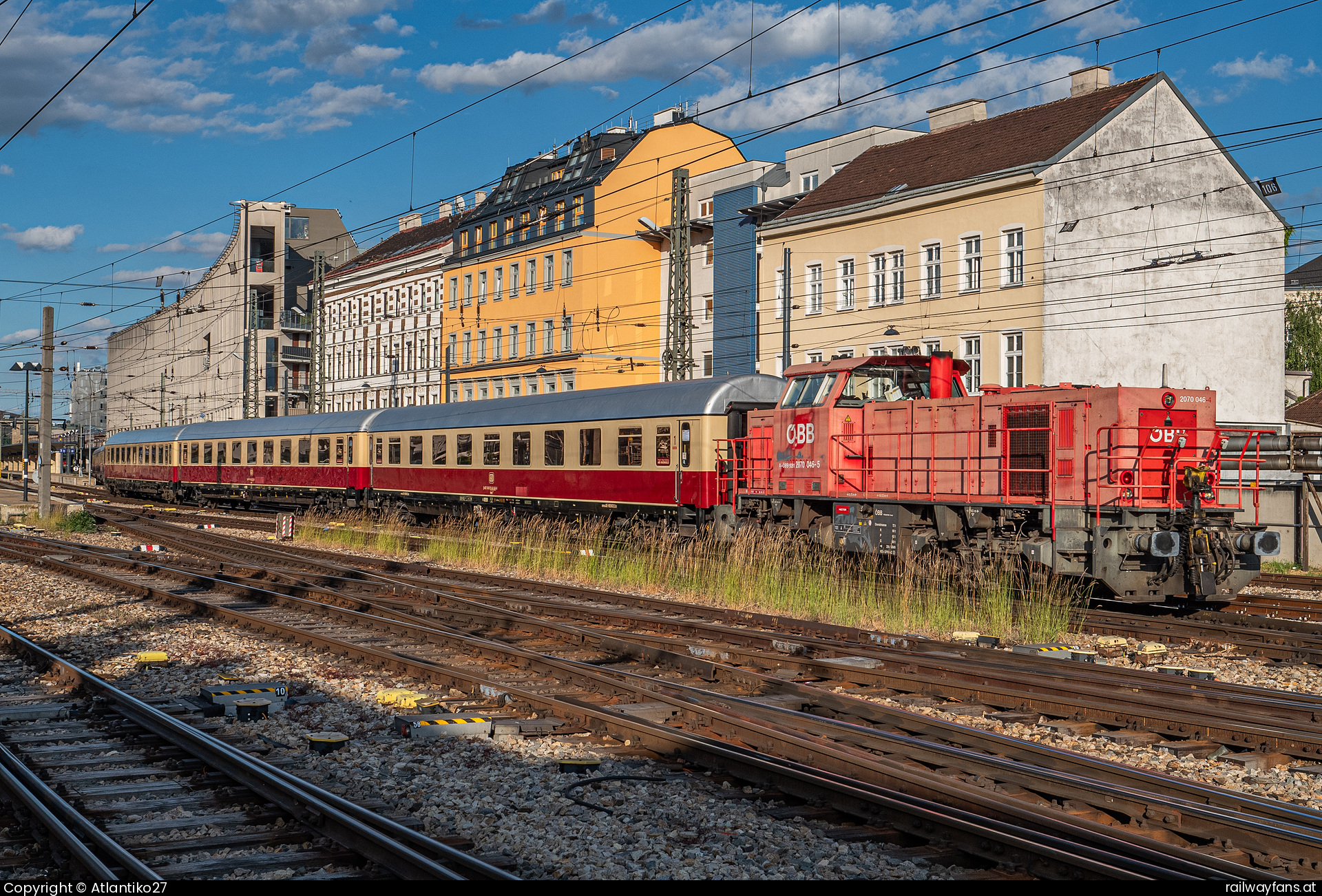 ÖBB 2070 046 in SpDrS Wien Westbahnhof Westbahn Railwayfans