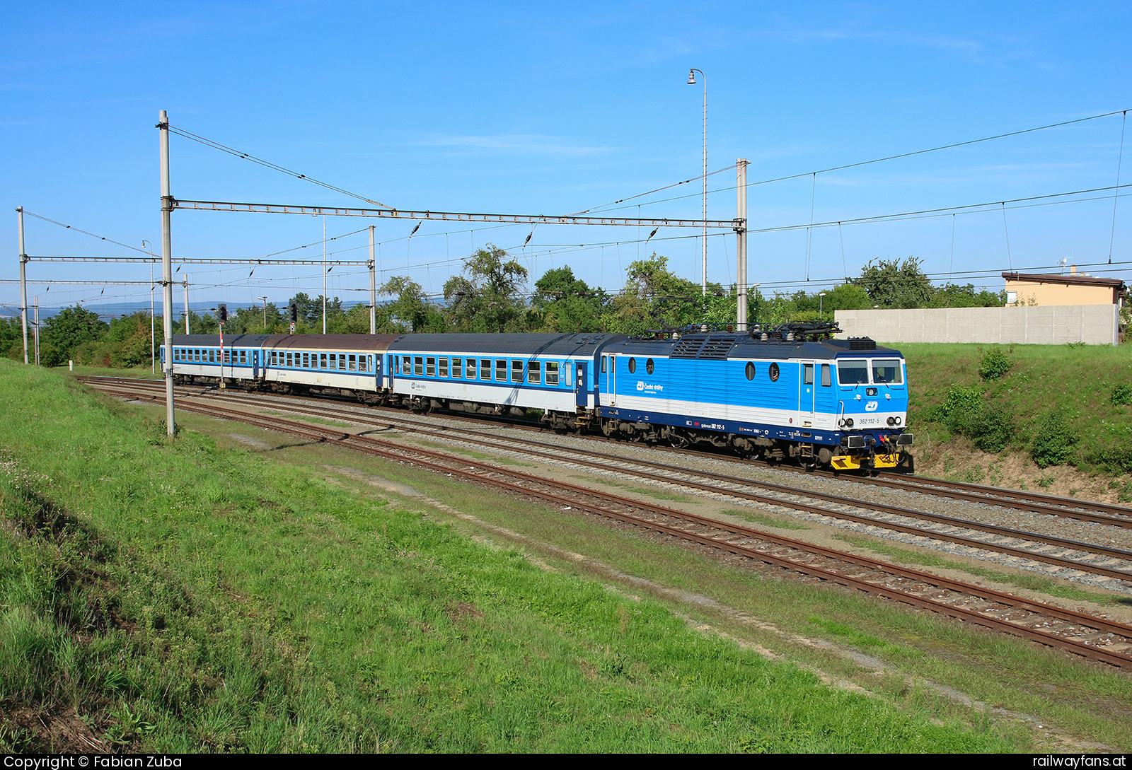 České dráhy 362 112 in Blatec  Railwayfans