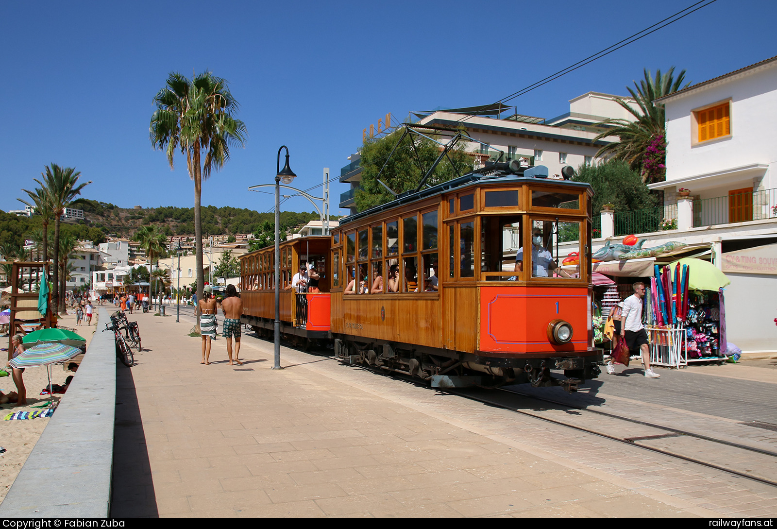 Ferrocarril de Sóller S.A. 1 in Port de Sóller  Railwayfans