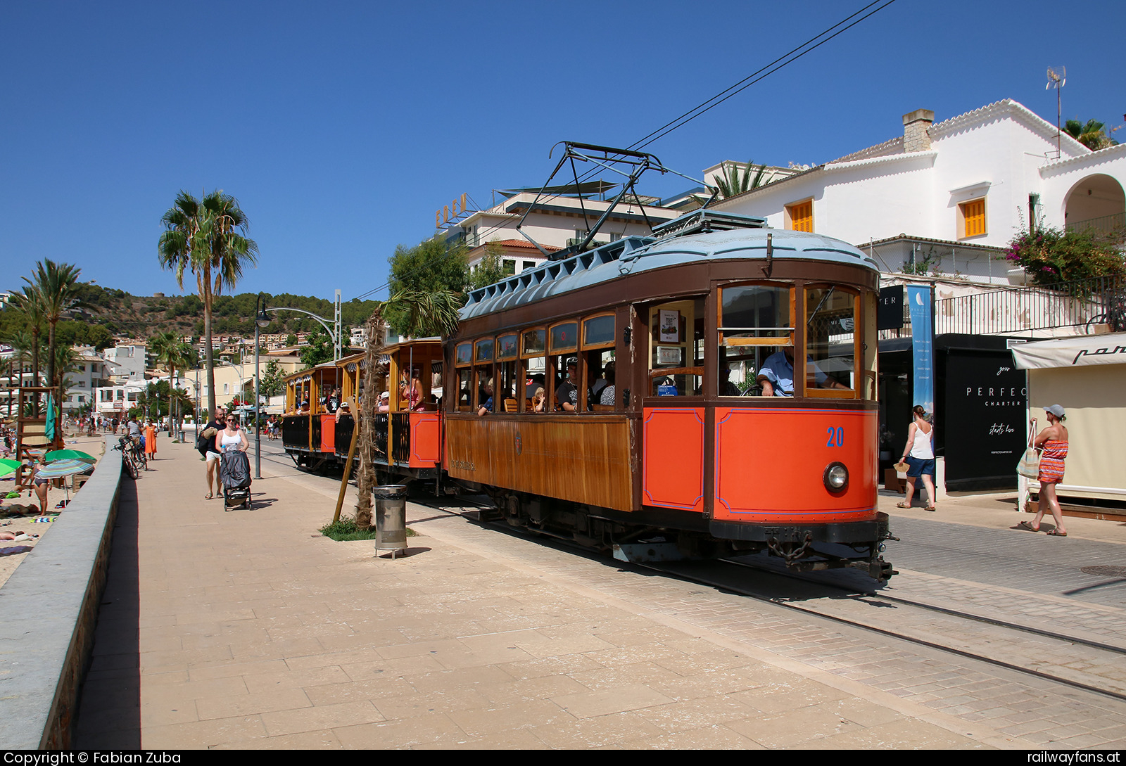 Ferrocarril de Sóller S.A. 20 in Port de Sóller  Railwayfans