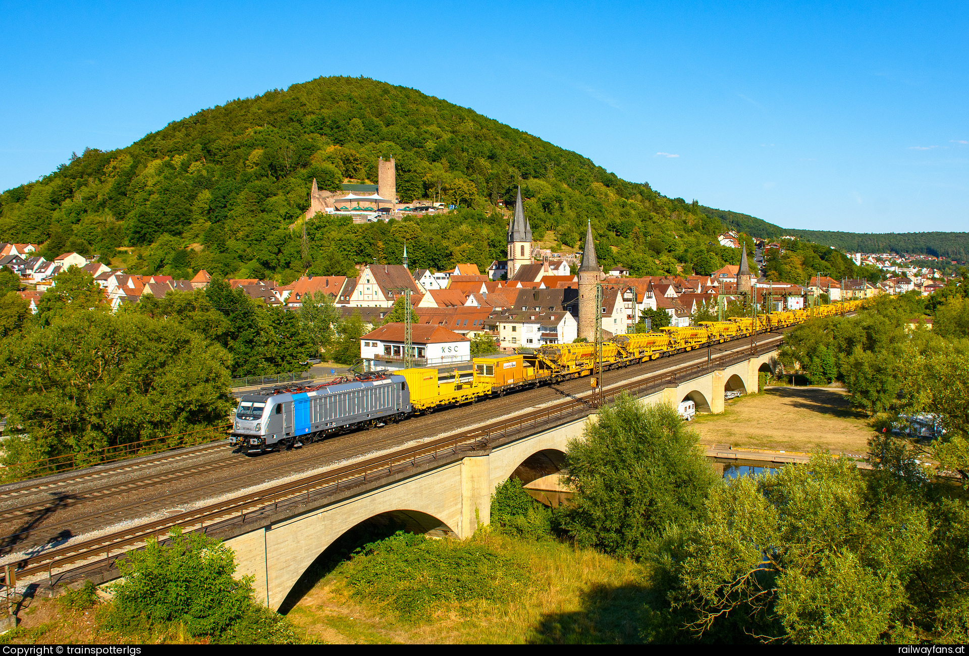 Railpool 187 006 in Gemünden am Main - LoConnect 187 006 spotted in Gemünden am Main
   Railwayfans