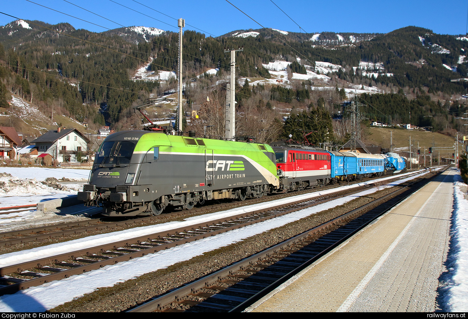 ÖBB 1016 036 in Gaishorn  Railwayfans