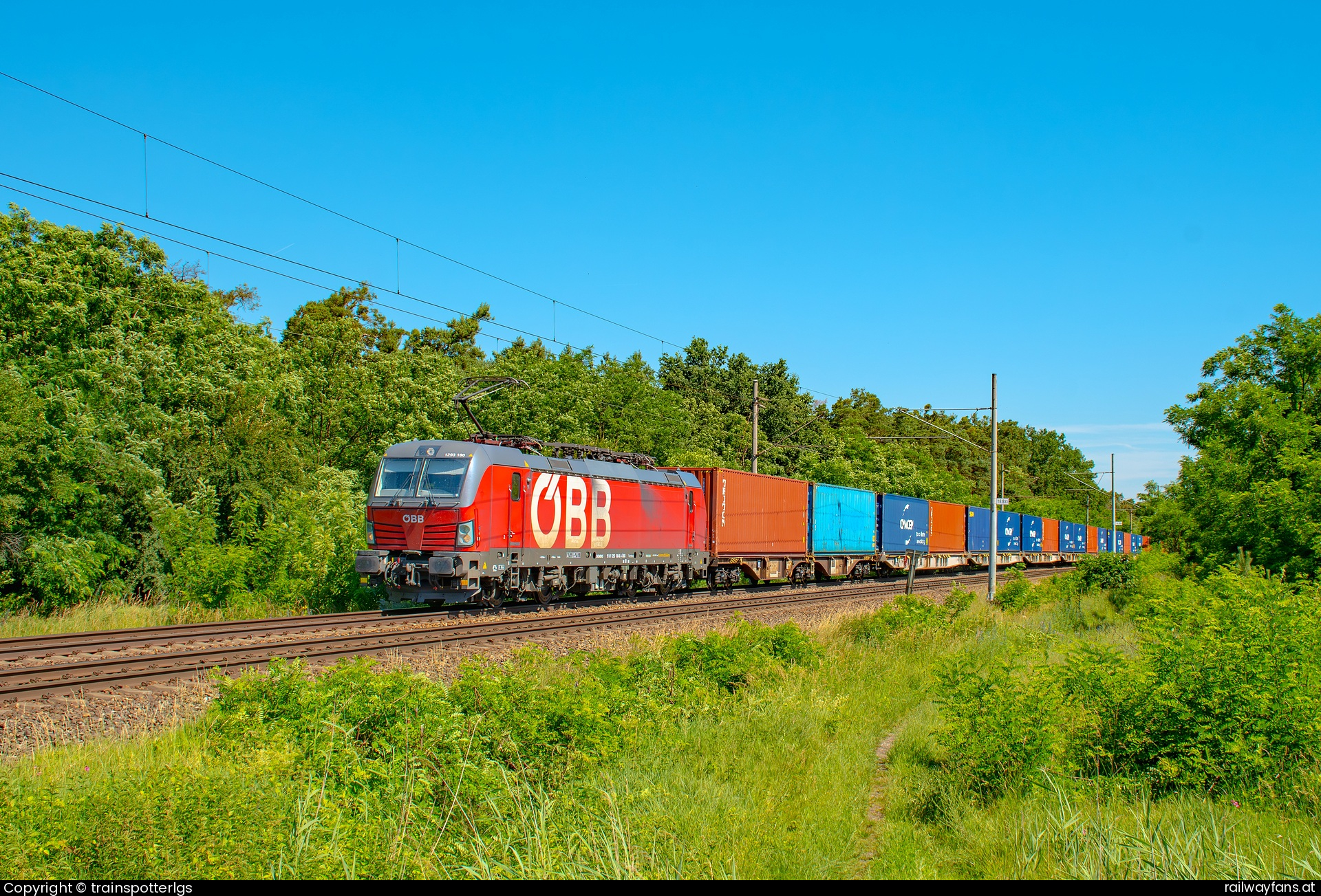 ÖBB 1293 180 in Laab - ÖBB 1293 180 spotted in Plavecký Štvrtok   Railwayfans