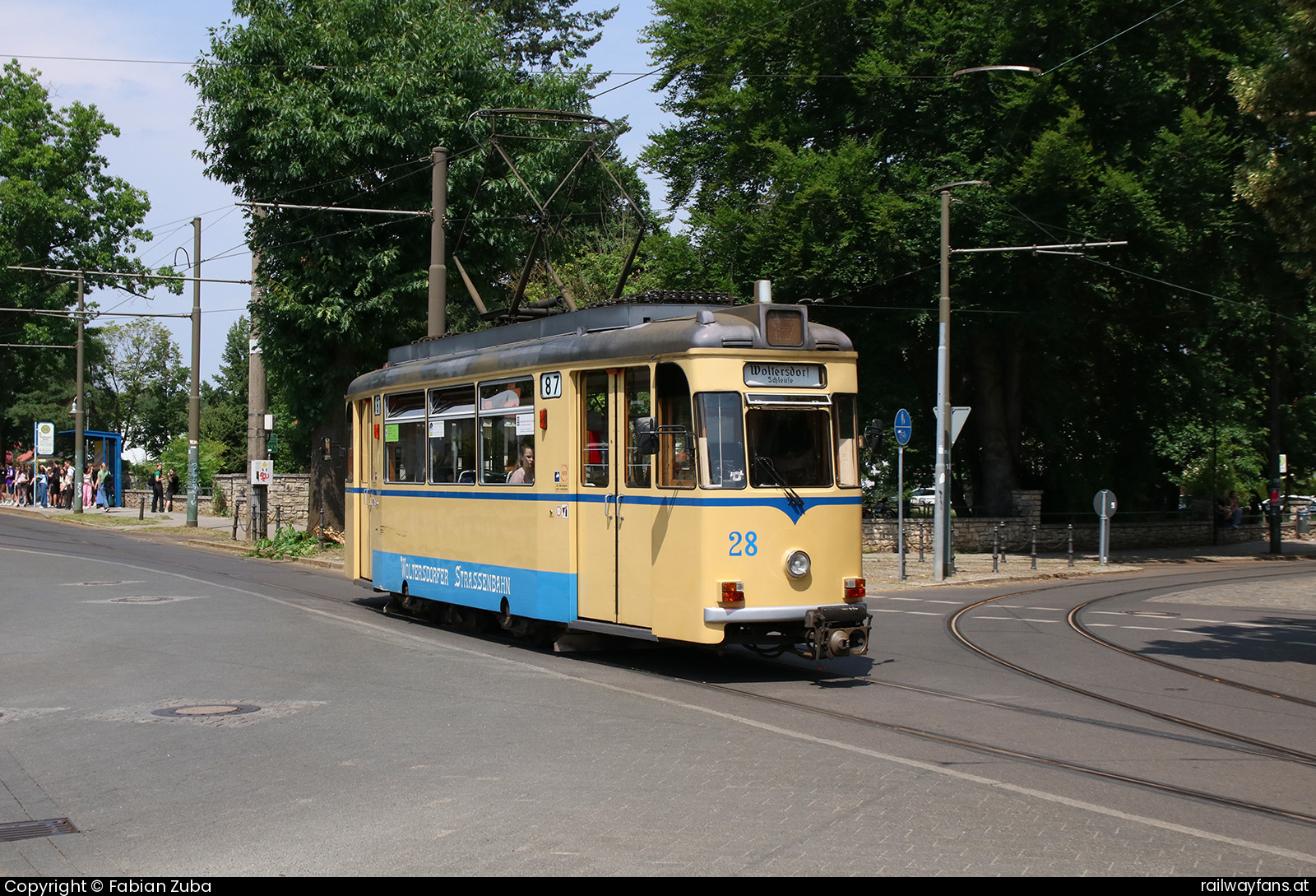 Straßenbahn Woltersdorf T57 28 in Woltersdorf  Railwayfans