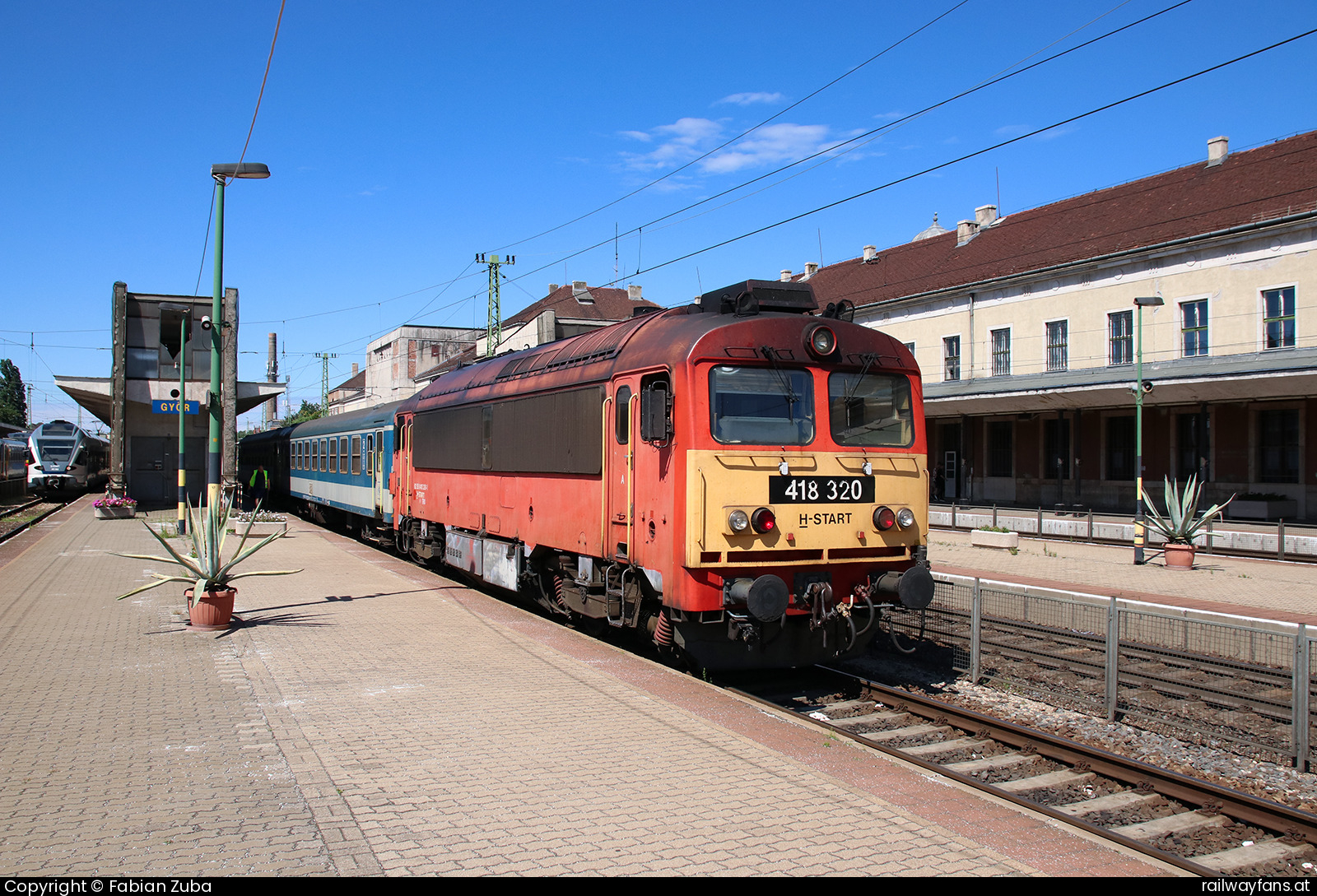 MÁV-START 418 320 in Prackenbach  Railwayfans