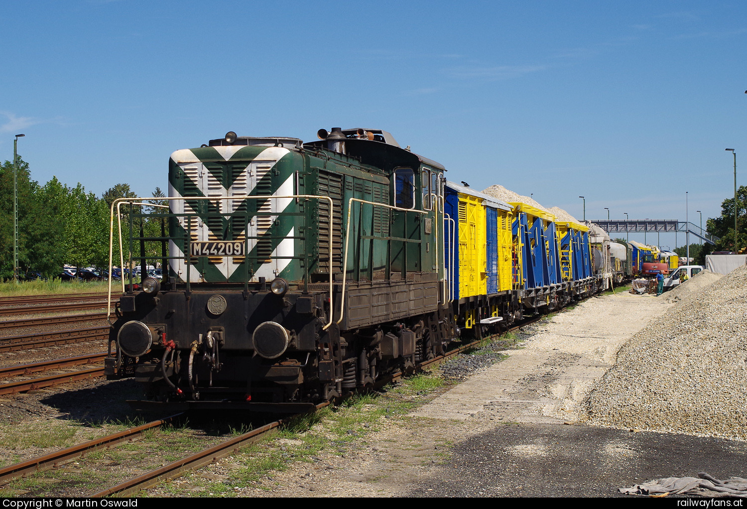 MÁV M44 209 in Répcelak  Railwayfans