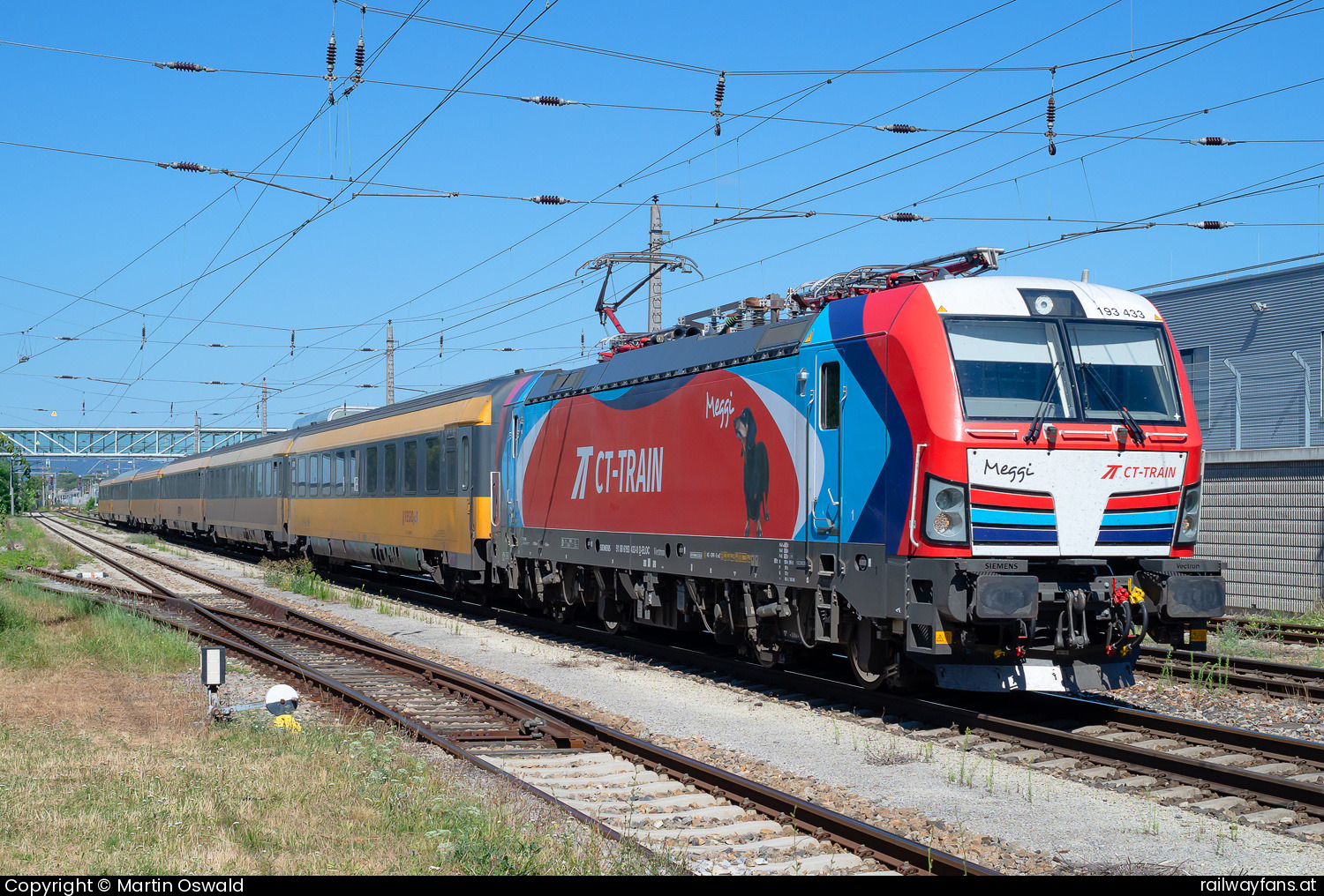 CT-Train 193 433 in Prackenbach Donauländebahn Railwayfans